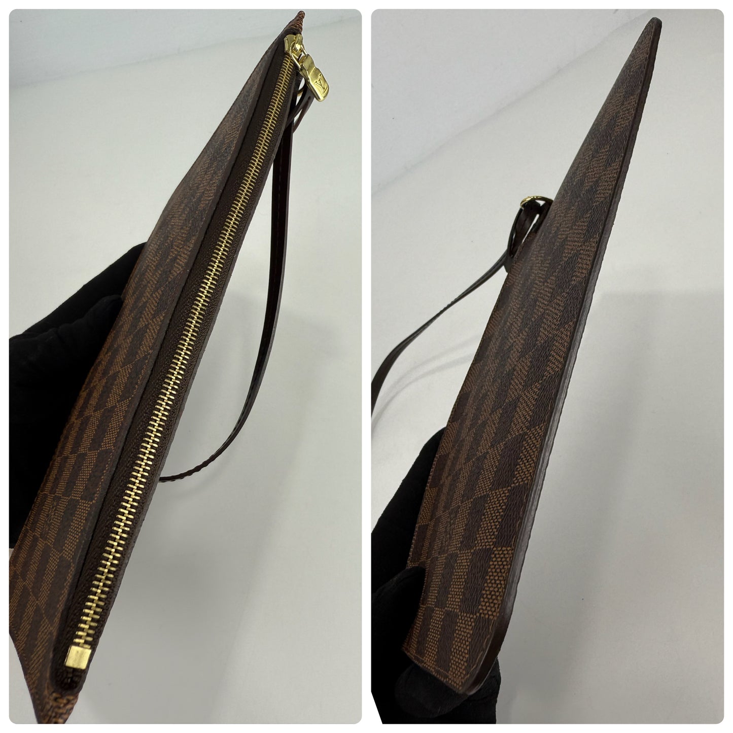 Louis Vuitton Neverful MM Damier Ebene With Pouch