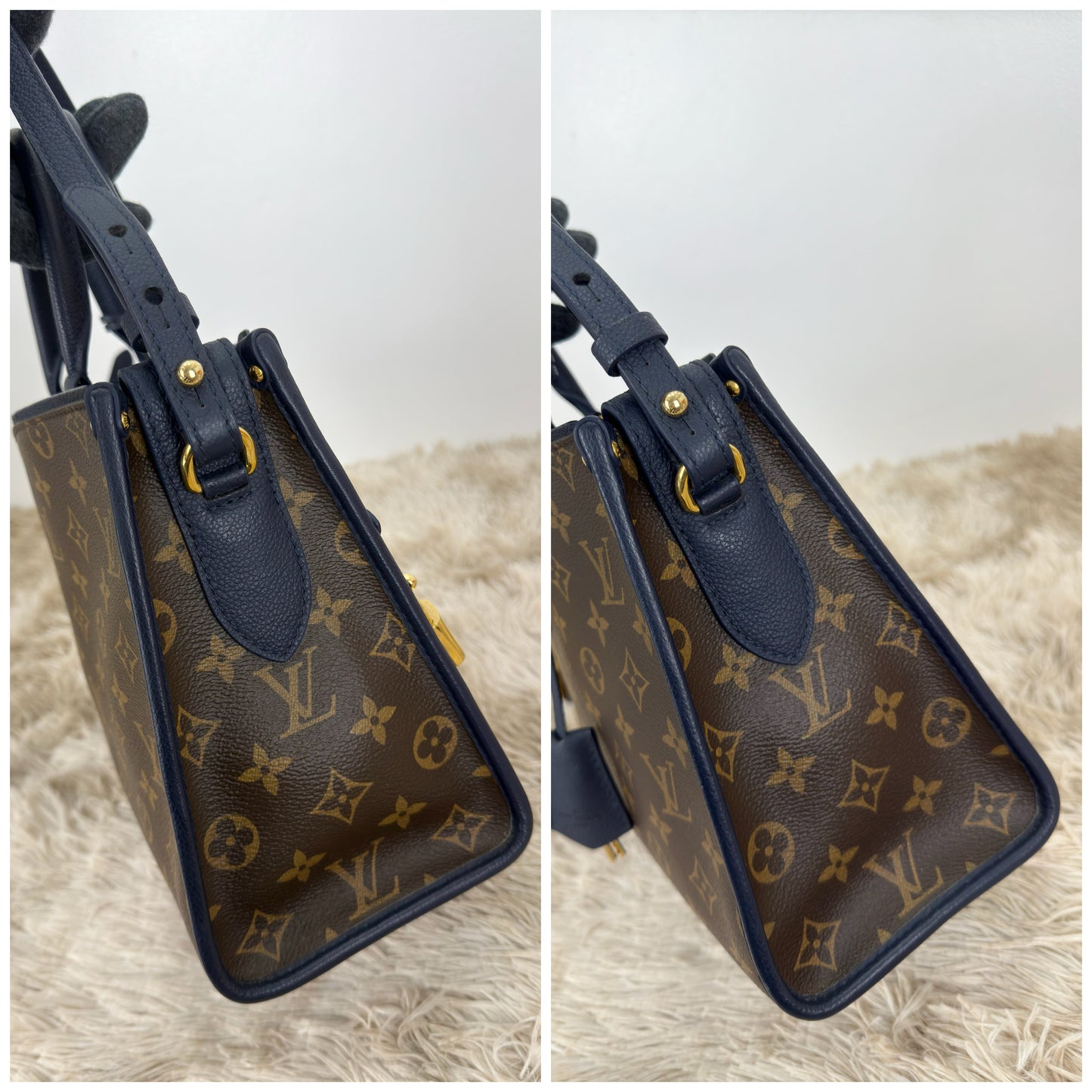Louis Vuitton Popincourt PM Monogram Marine Canvas