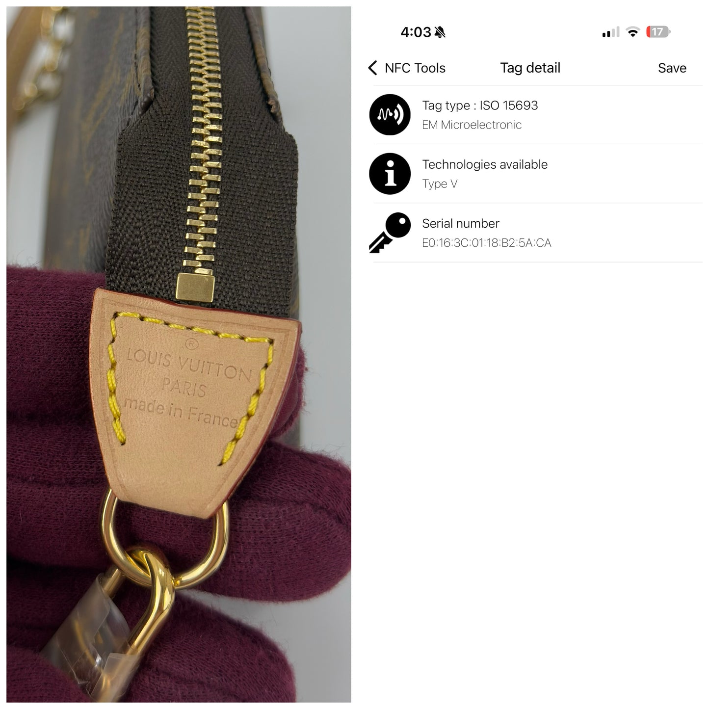 Louis Vuitton Pochette Accesoires Monogram Canvas