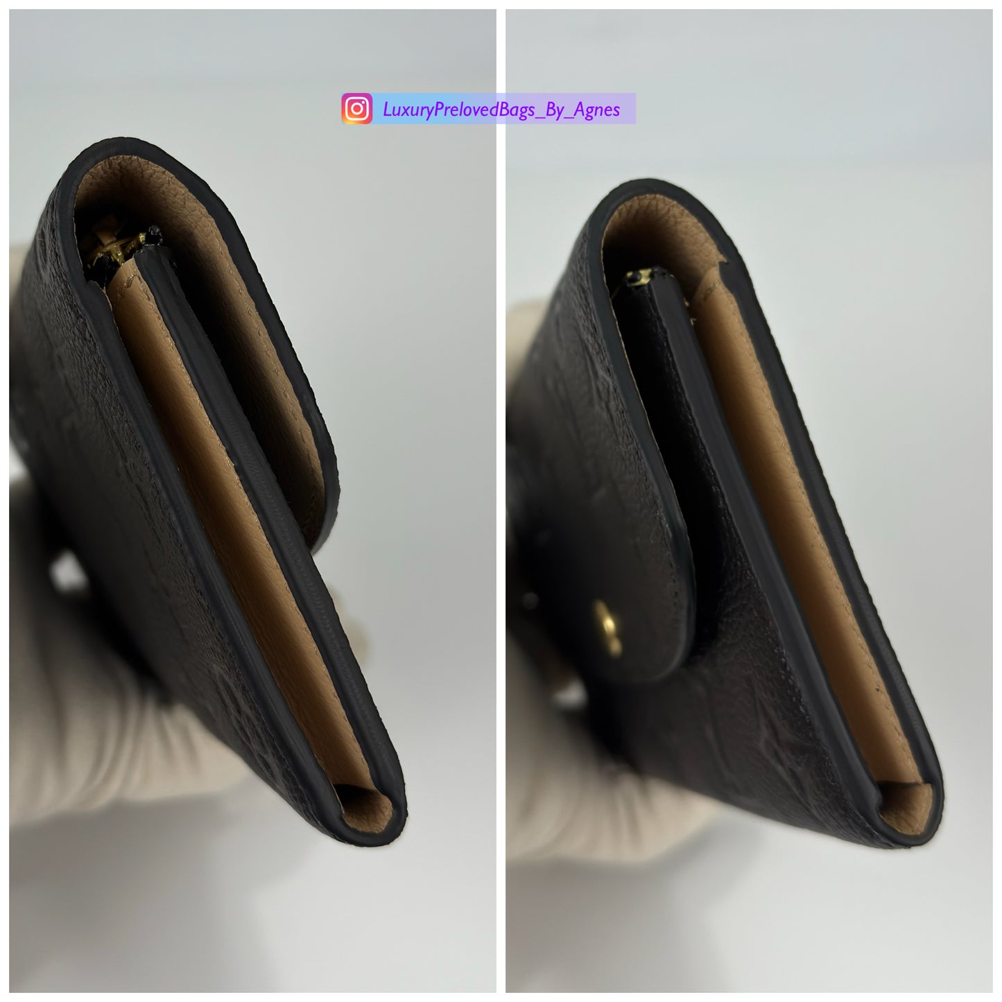 Louis Vuitton Emilie Wallet In Monogram Empreinte Leather
