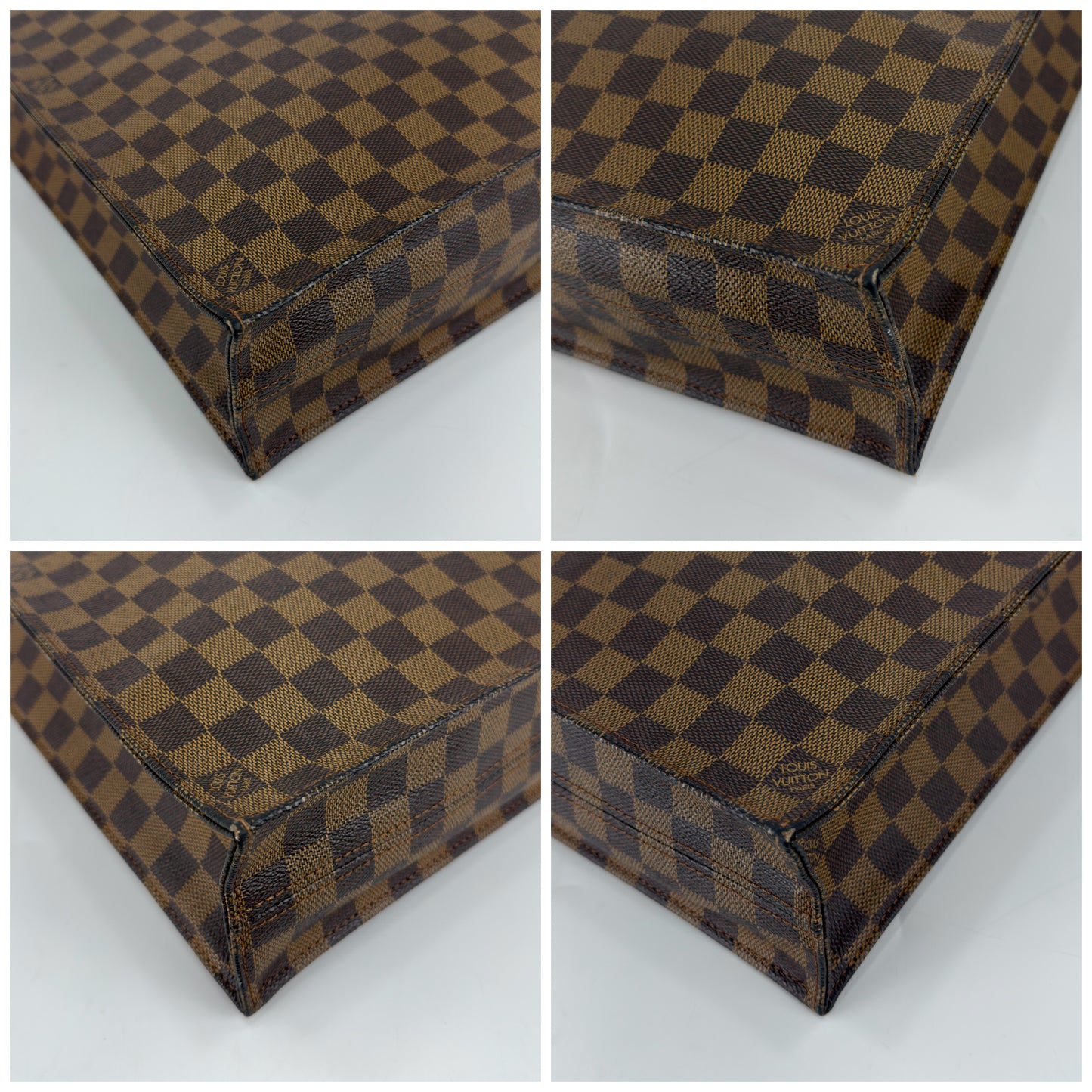 Louis Vuitton Damier Ebene Sac Plat GM