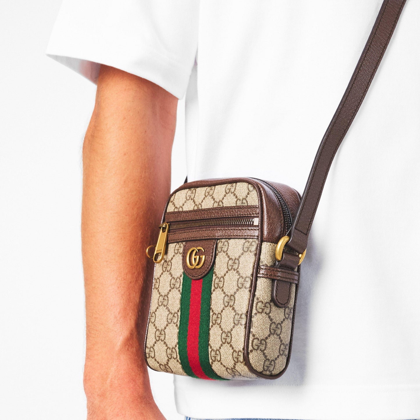 Gucci Ophidia GG Supreme Mini Messenger Bag