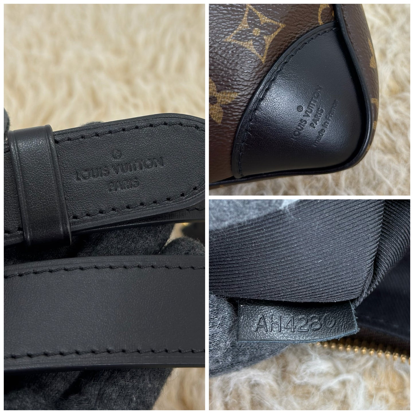 Louis Vuitton Monogram Canvas Odeon MM Noir