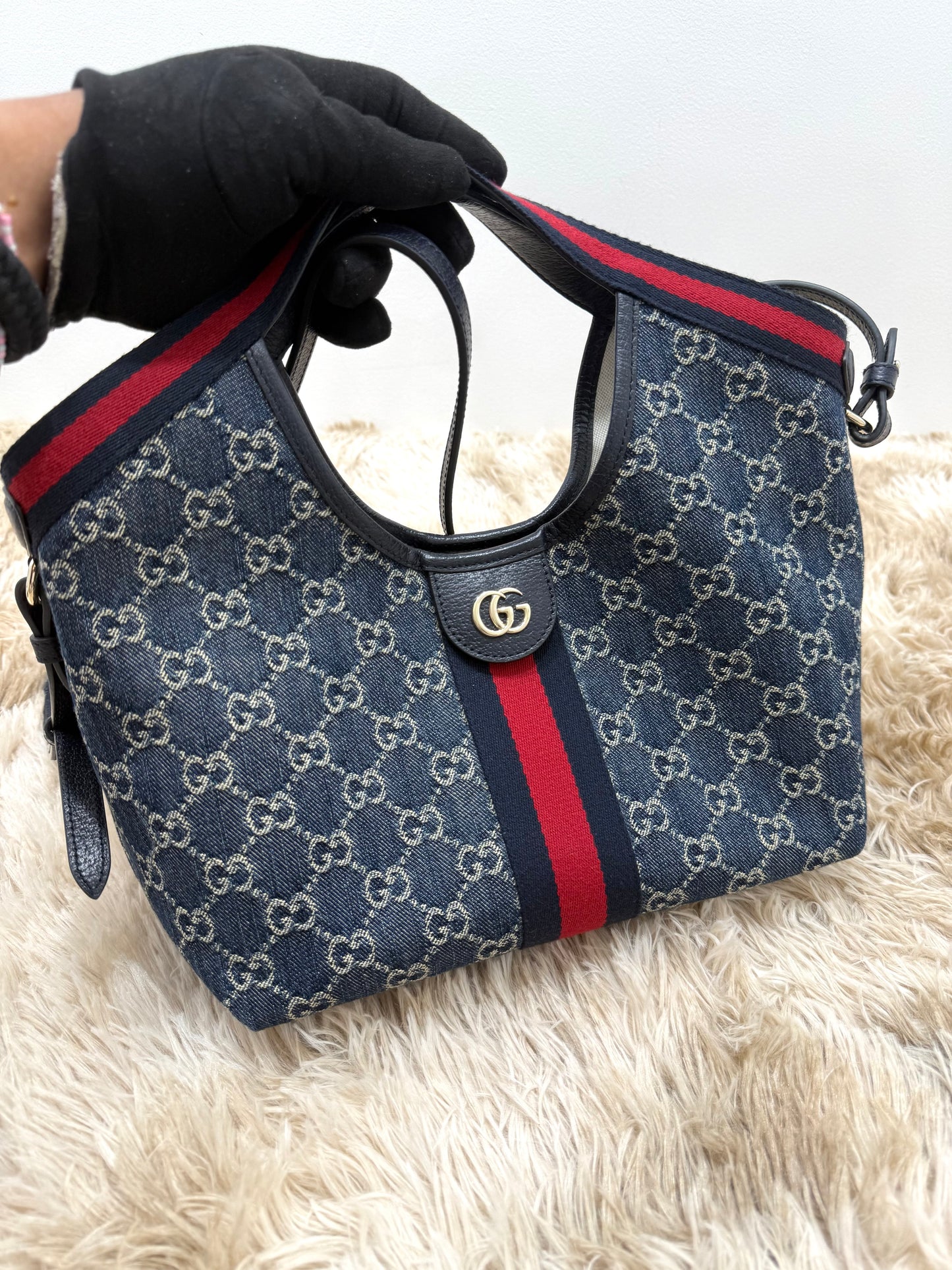 Gucci GG Giglio Small Tote Bag