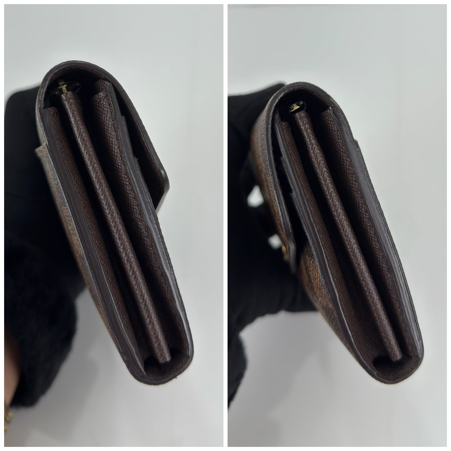 Louis Vuitton Damier Ebene Sarah Wallet