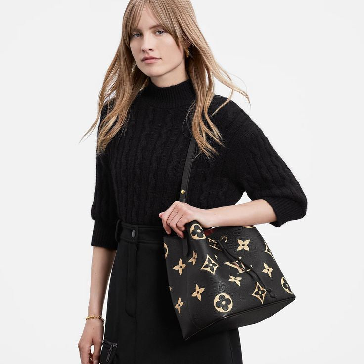 Louis Vuitton Neo Noe MM Bucket Bag Empreinte Leather