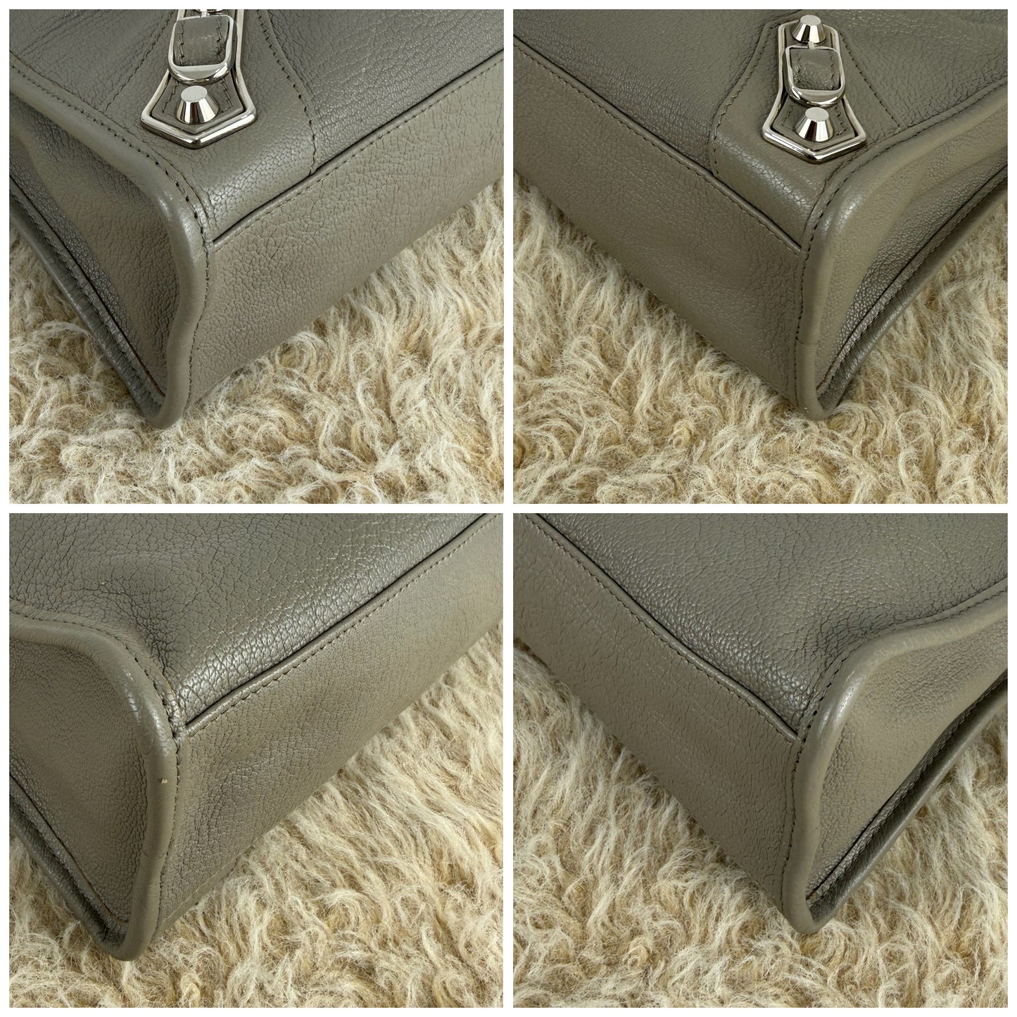 Balenciaga Metallic Eage Small City Bag