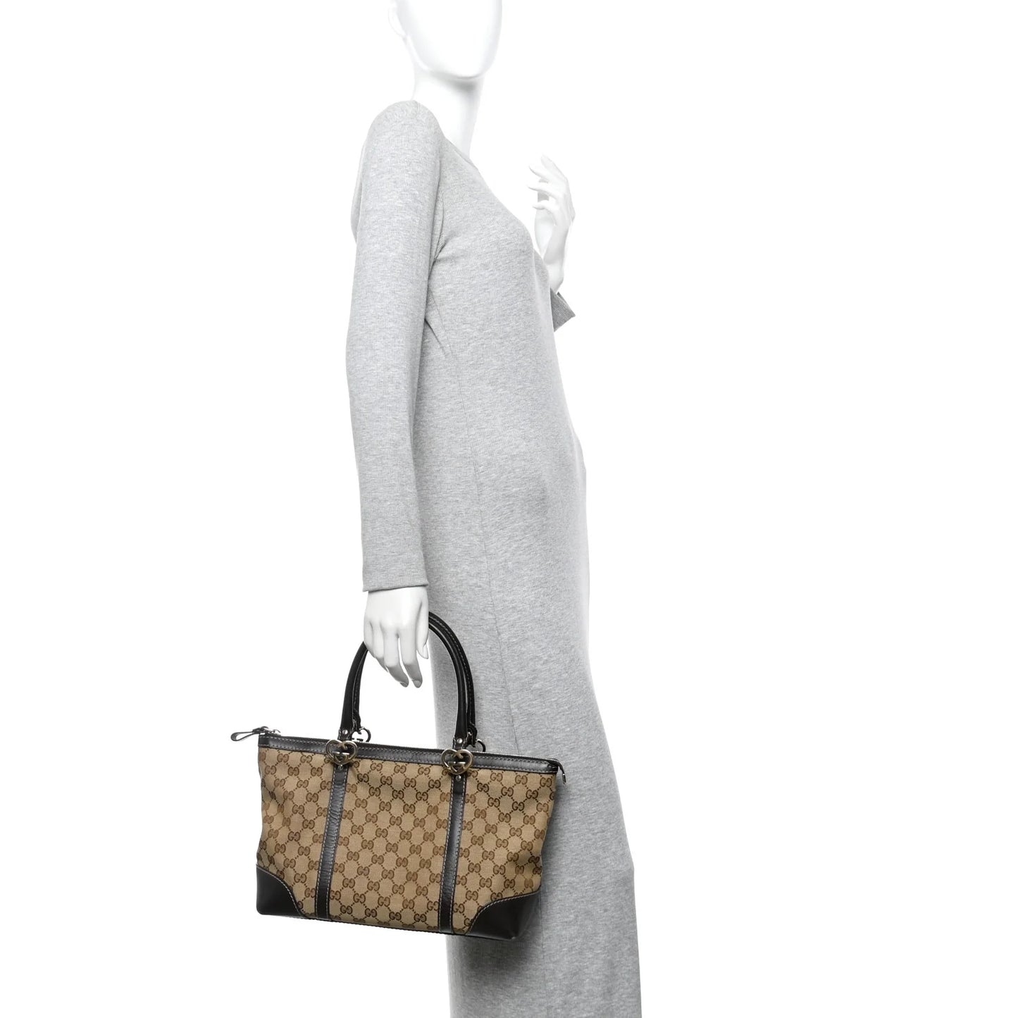 Gucci Gucci Small Lovely Heart - Shaped
Interlocking G Tote Bag