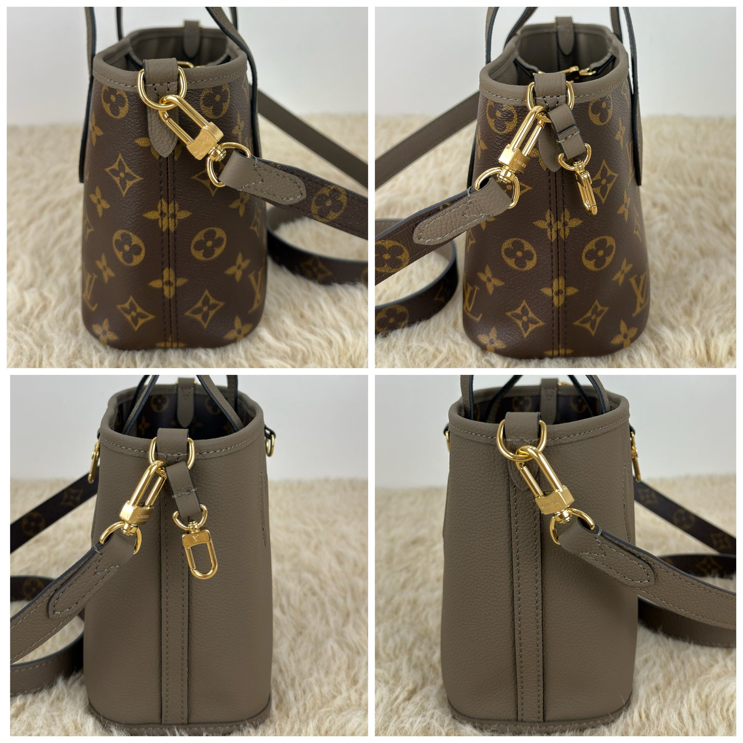 Louis Vuitton Inside Out BB Dark Fango Monogram