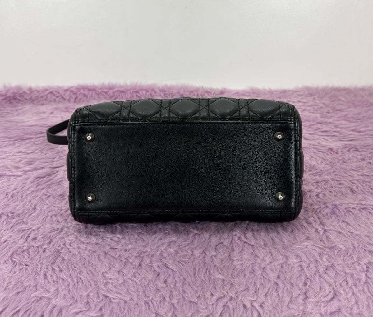 Dior Medium Lady Dior Cannage Lambskin