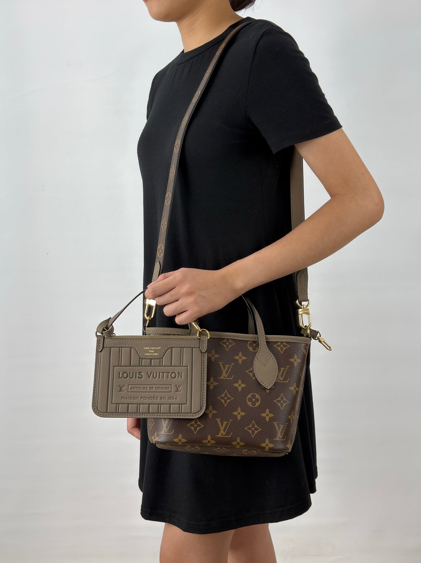 Louis Vuitton Inside Out BB Dark Fango Monogram