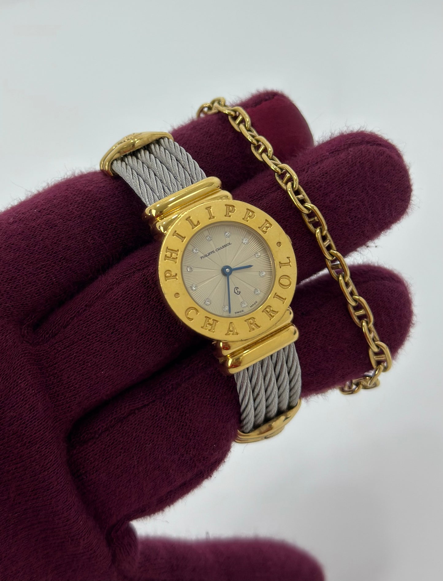 Charriol St-Tropez Watch 26mm ( White Face )