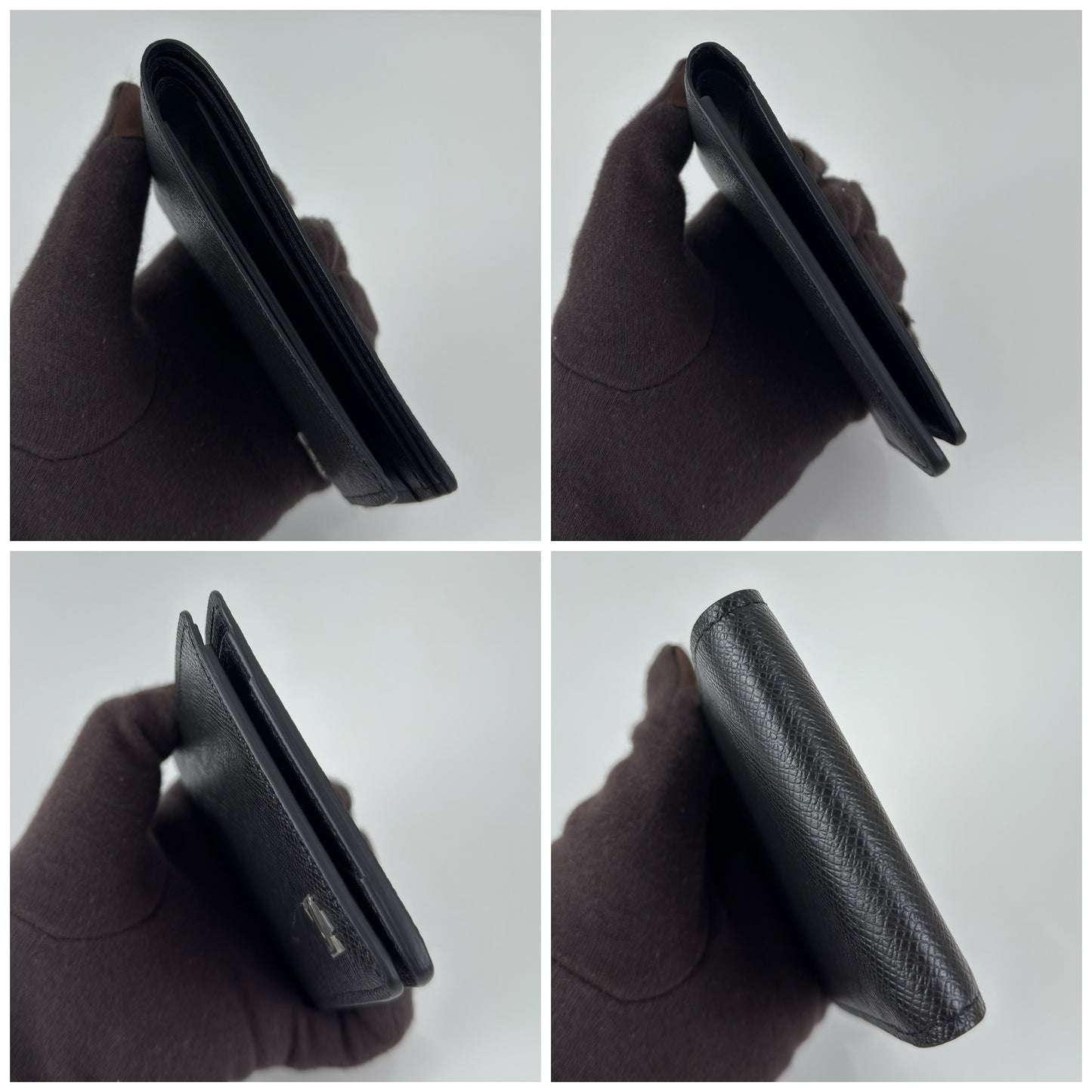 Louis Vuitton Multiple Wallet In Black Taiga Leather (2)