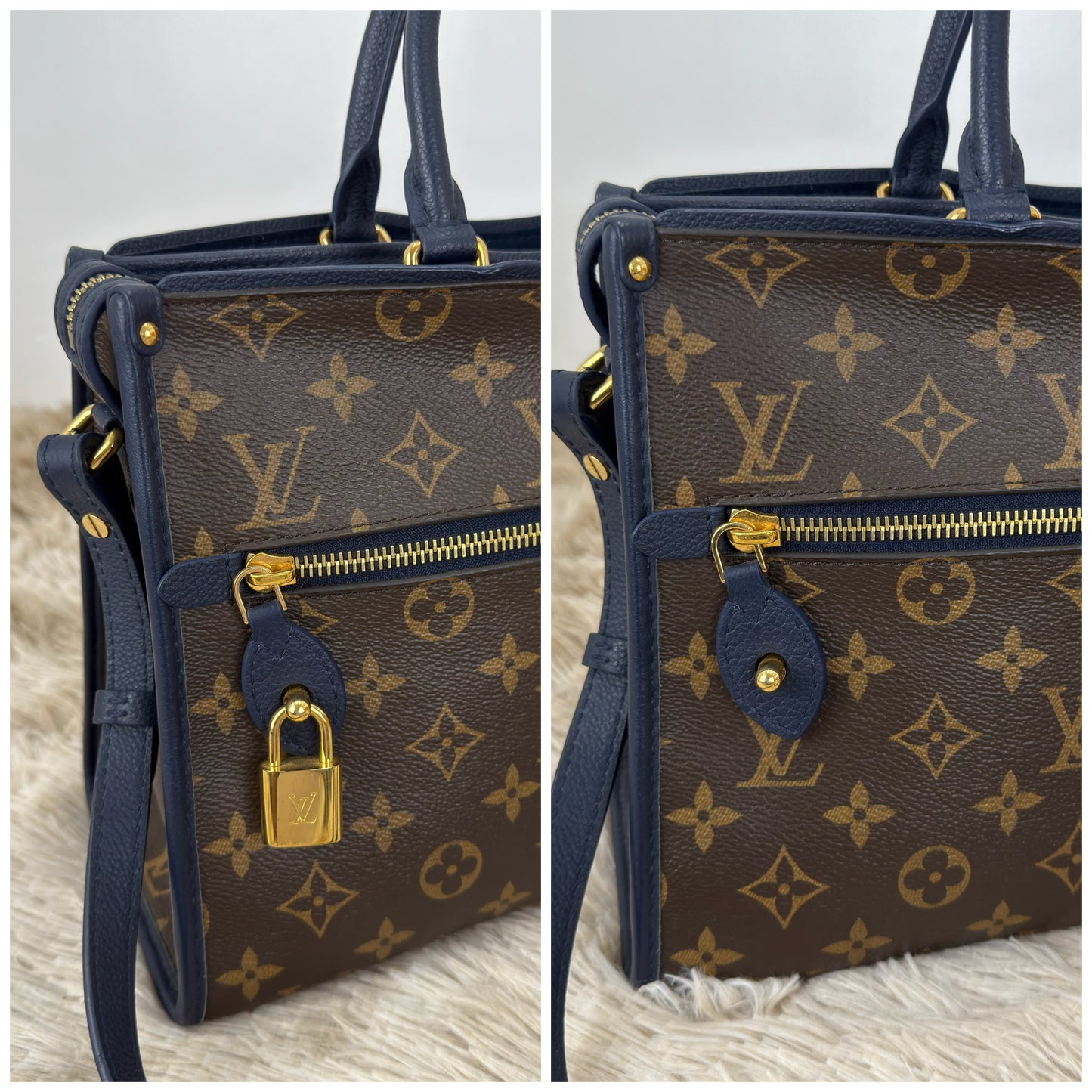 Louis Vuitton Popincourt PM Monogram Marine Canvas