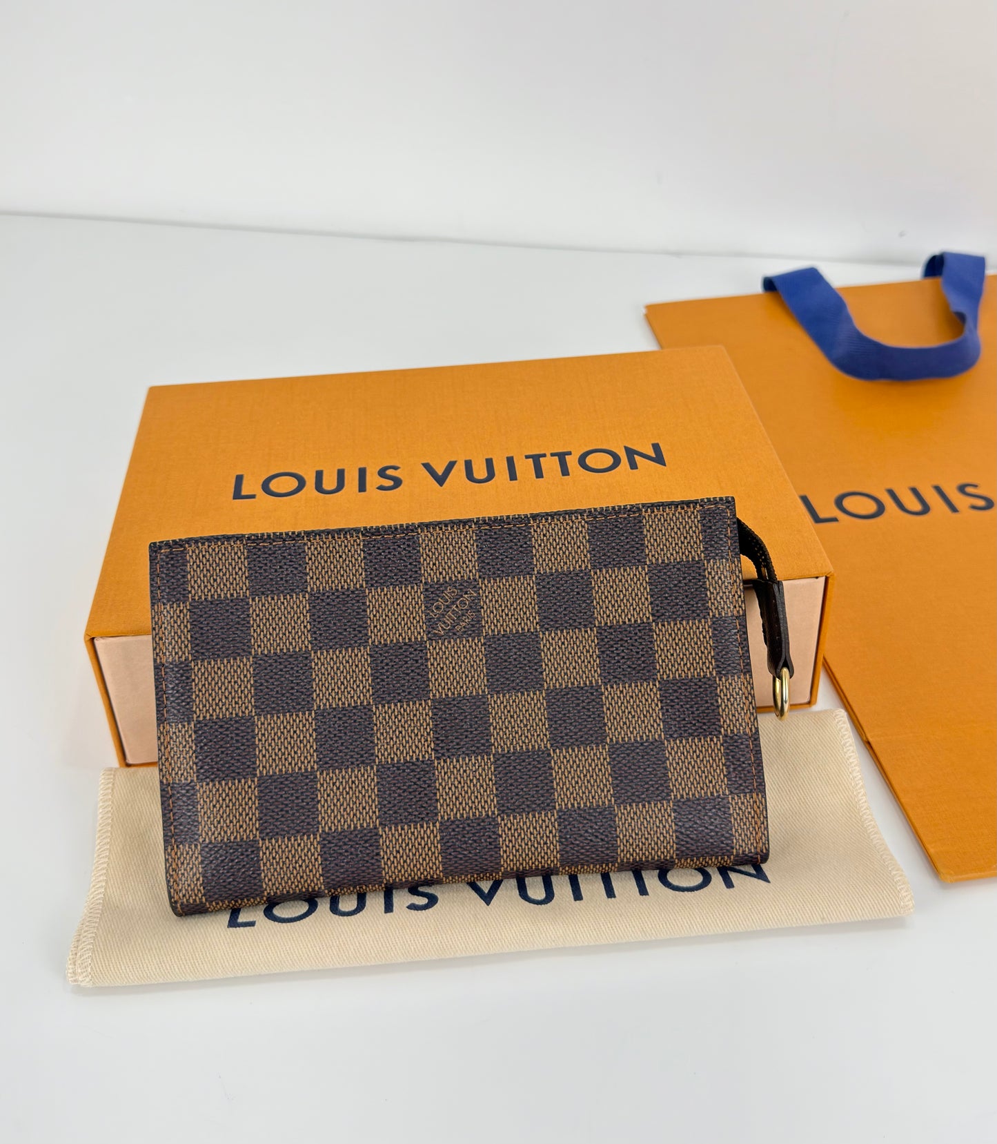 Louis Vuitton Damier Ebene Marais Pouch