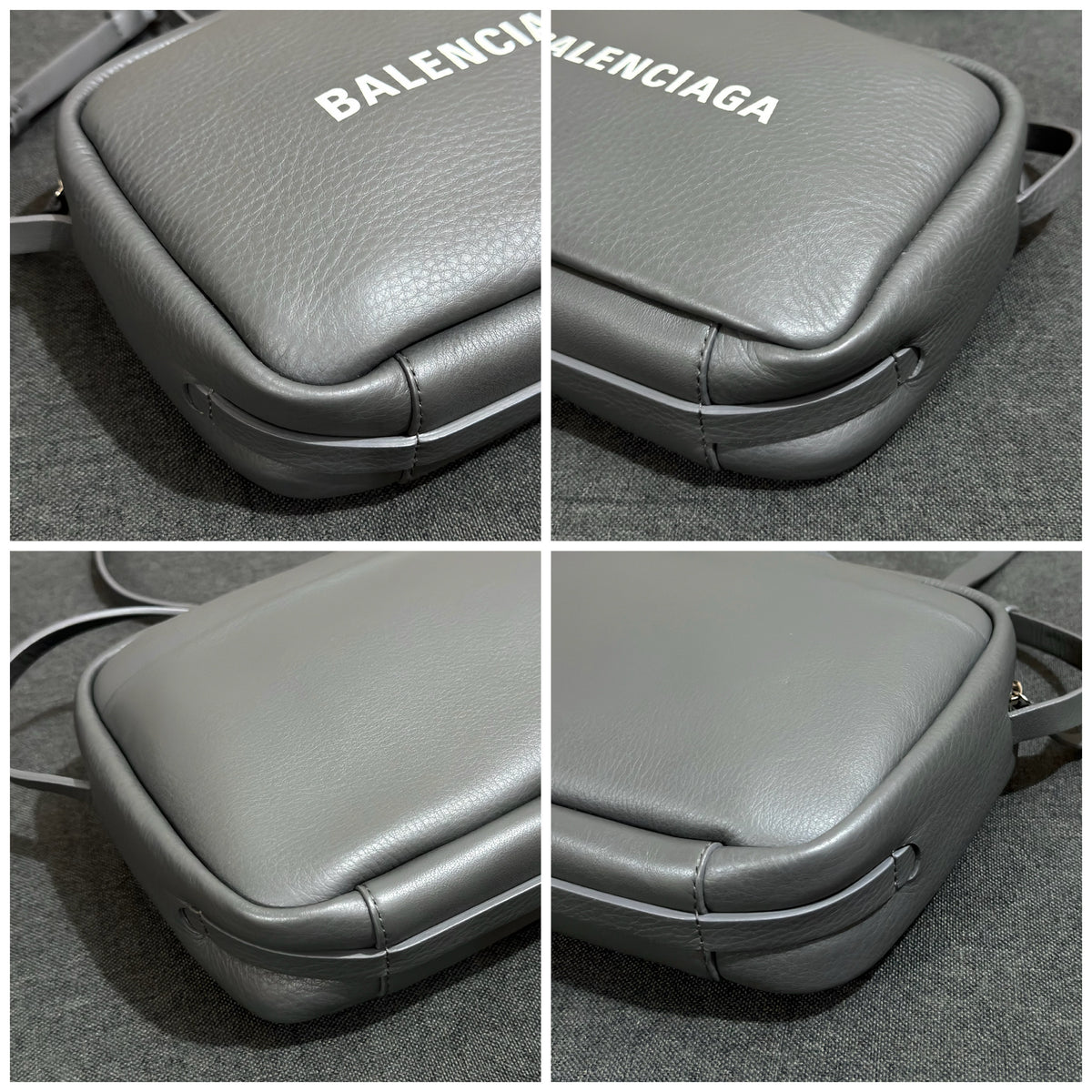 Balenciaga Everyday Camera Bag In Dark Gray