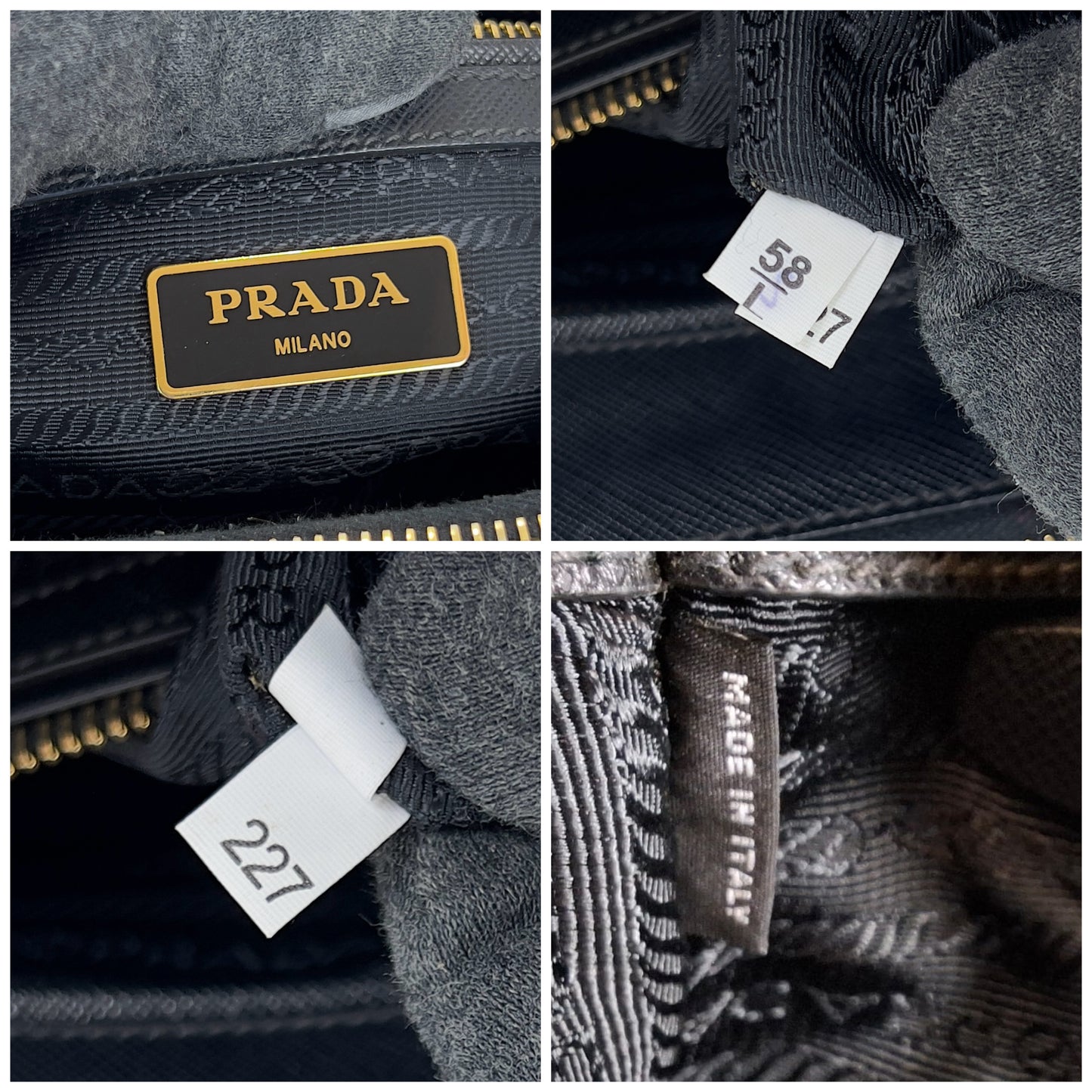 Prada Saffiano Leather Small Galleria Double Zip Tote Bag