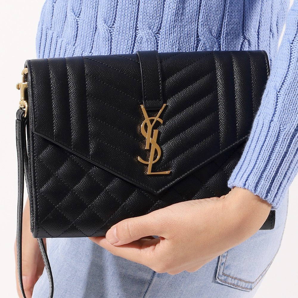 Saint Laurent Envelope Clutch Bag