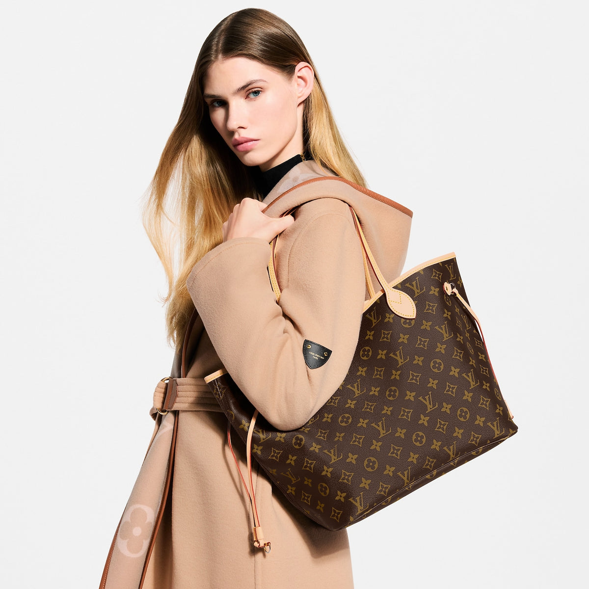 Louis Vuitton Neverfull MM Monogram With Pouch