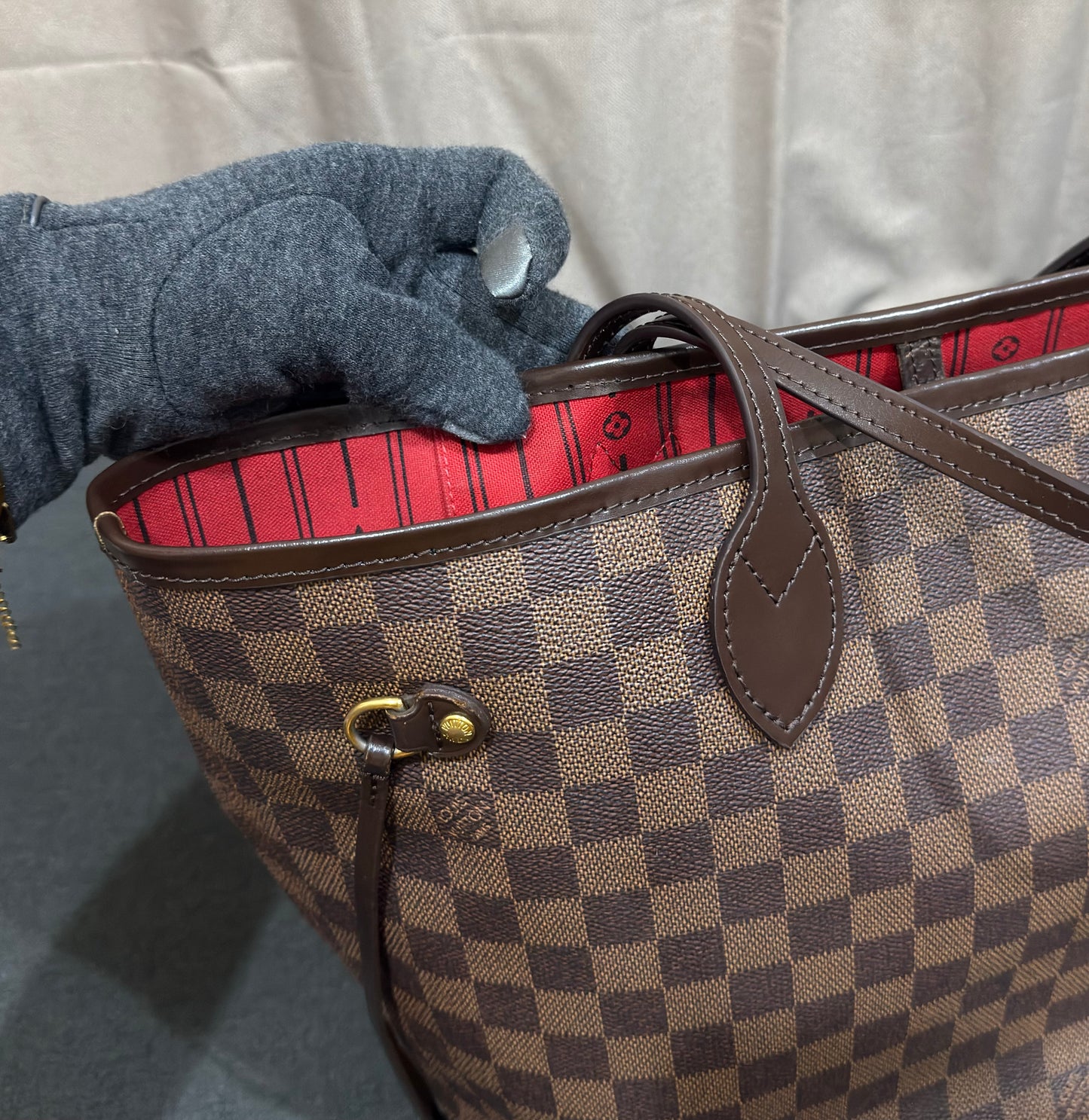 Louis Vuitton Neverful MM Damier Ebene AR4160