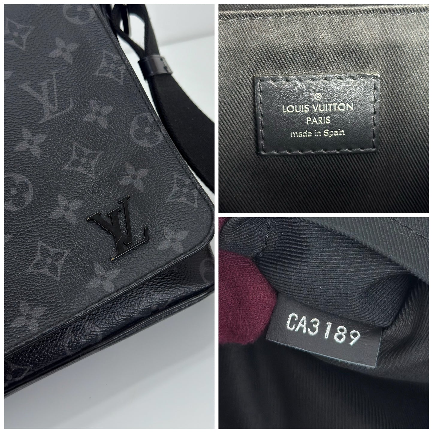 Louis Vuitton District PM Monogram Eclipse