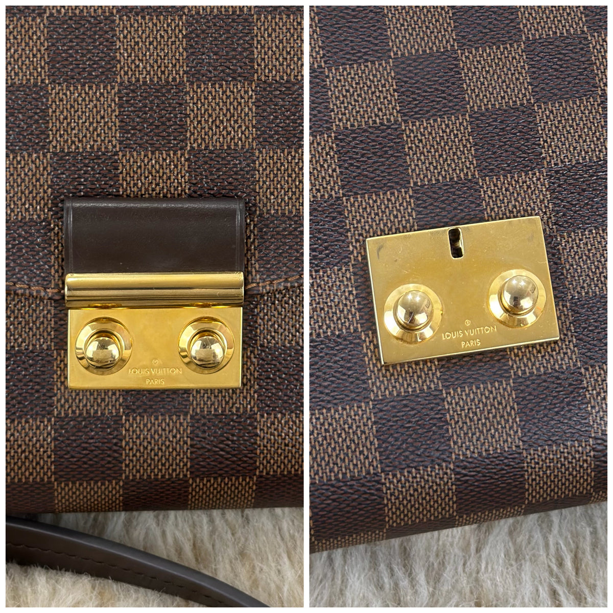 Louis Vuitton Croisette Damier Ebene Canvas