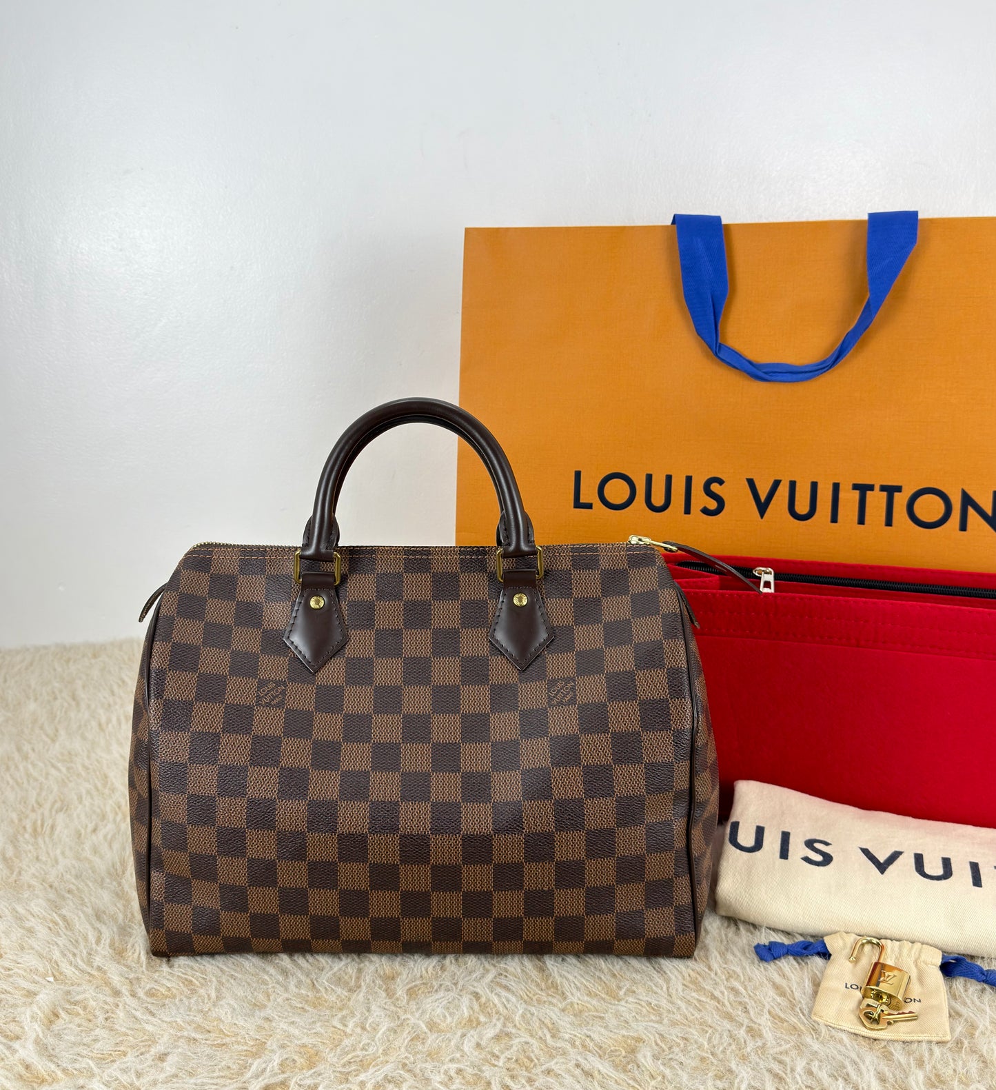 Louis Vuitton Speedy 30 Damier Ebene Canvas