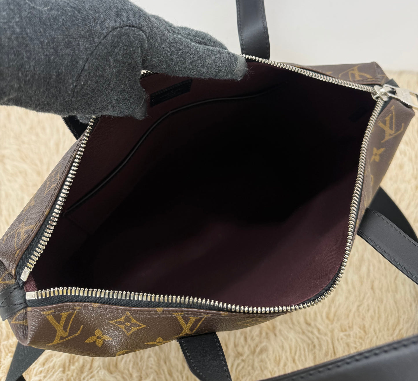 Louis Vuitton Monogram Macassar Kitan Tote