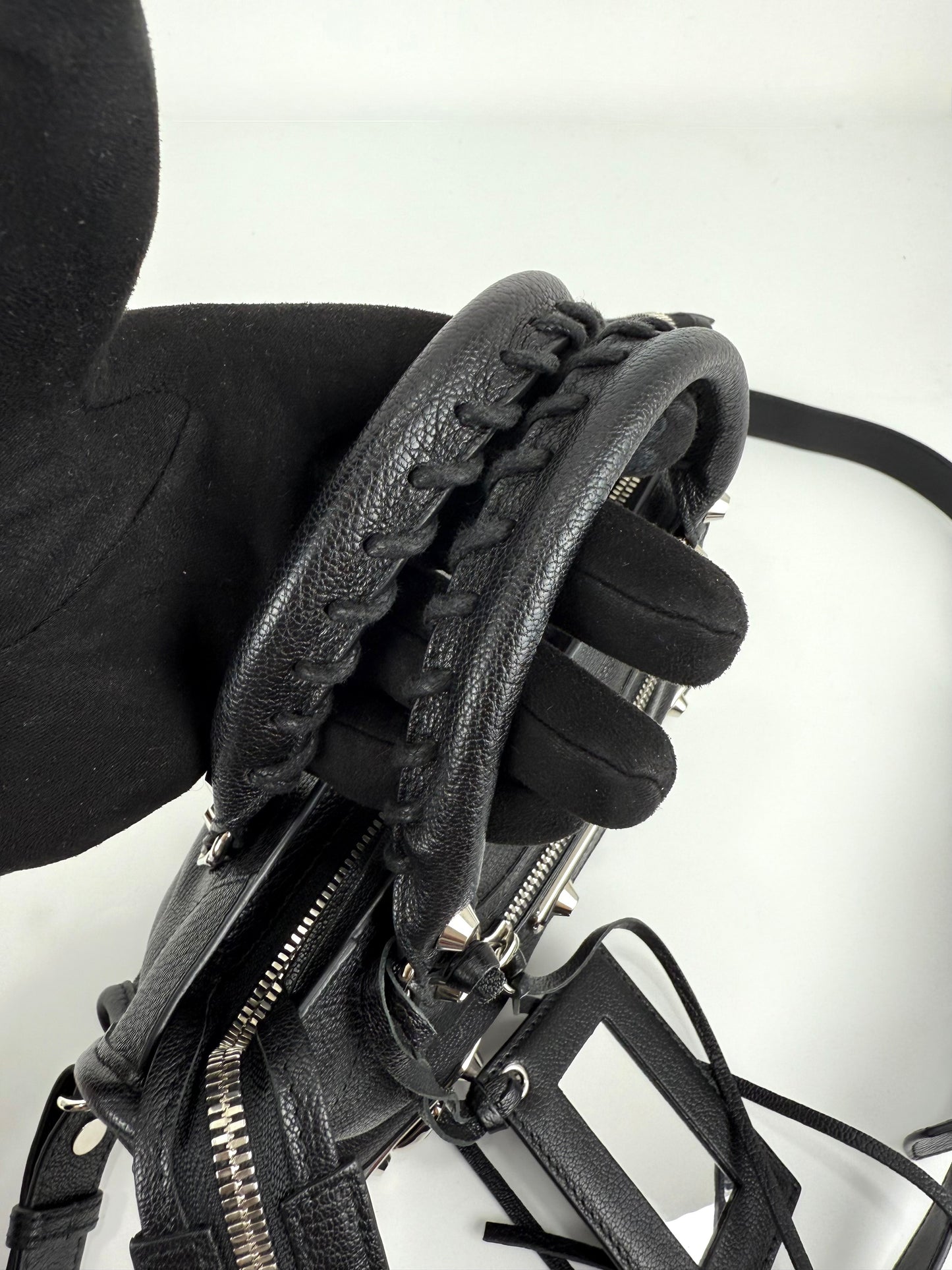 Baleciaga Metallic Edge City Mini