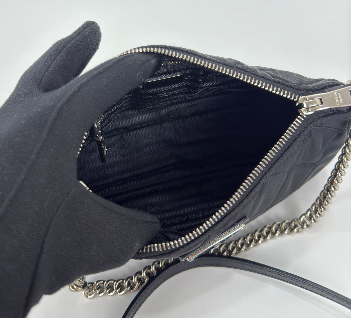 Prada Tessuto Impuntu Quilted Nylon