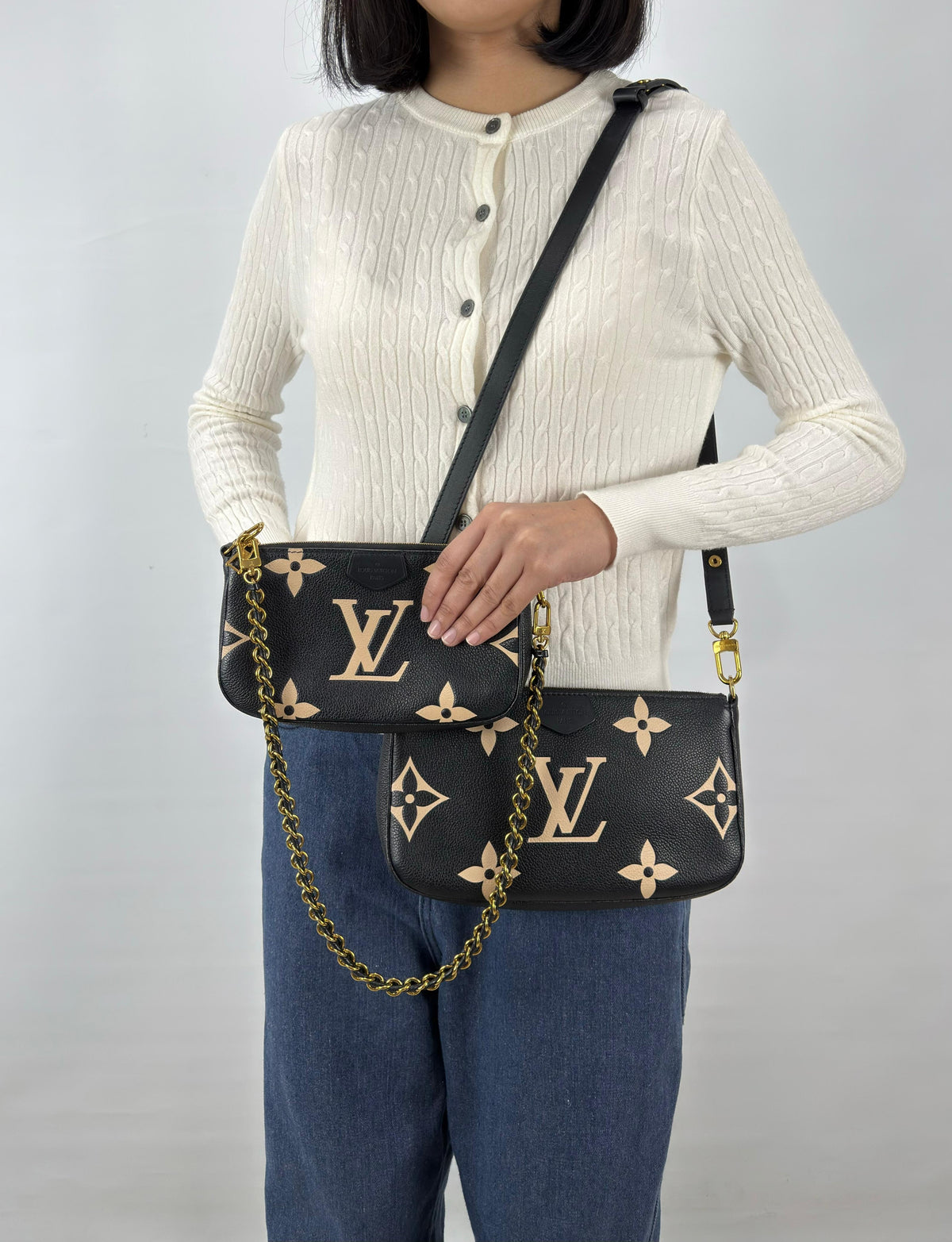 Louis Vuitton Multi Pochette Accessoires Bicolor