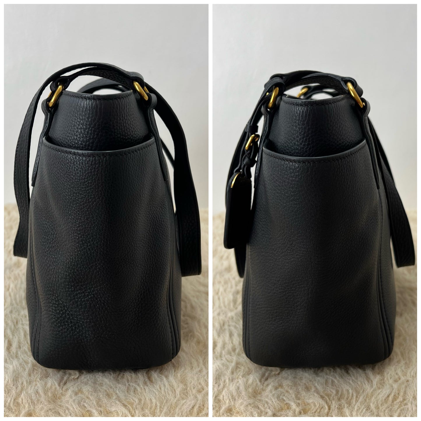 Prada Vitello Daino Leather Shoulder Bag