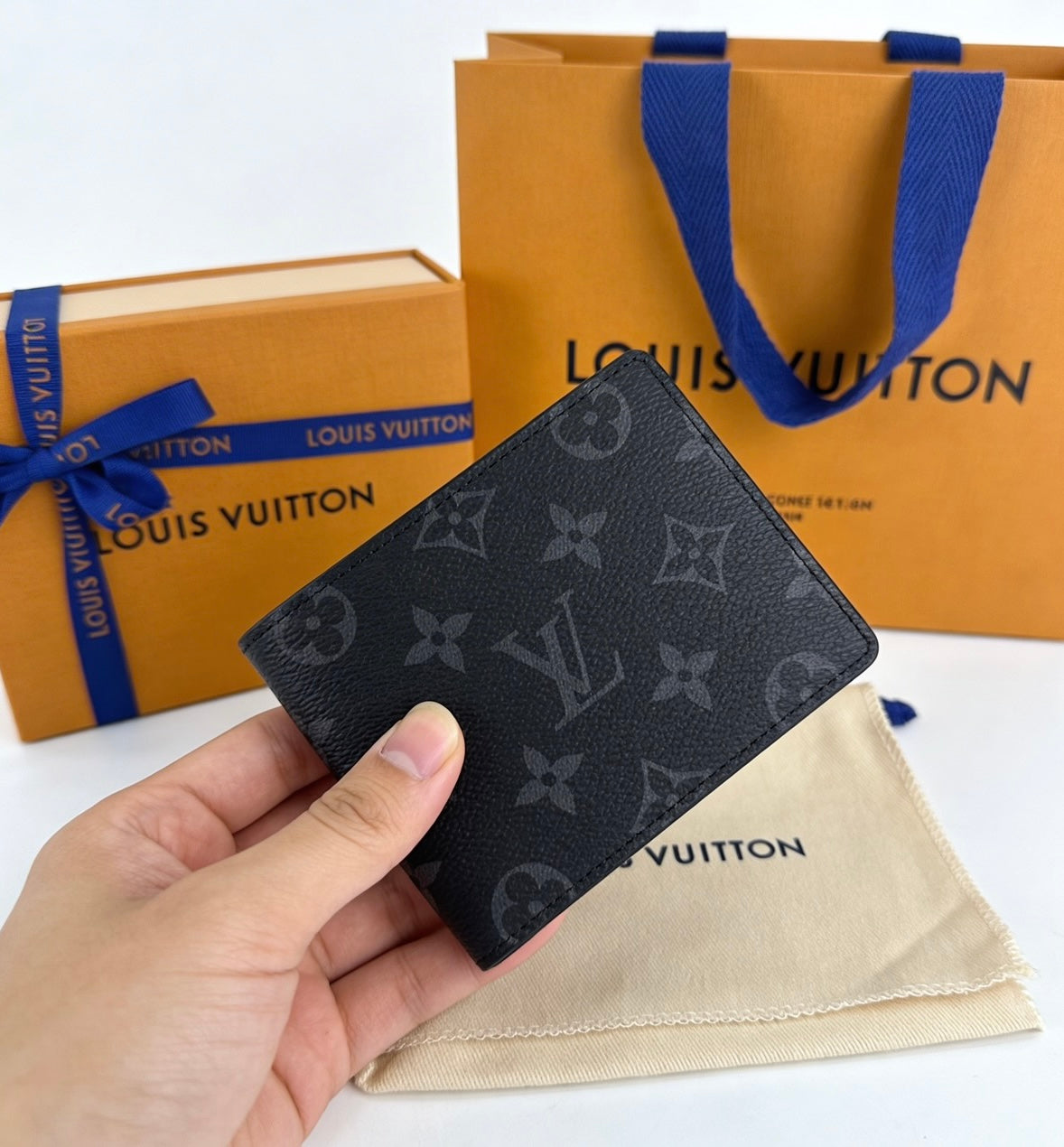 Louis Vuitton Monogram Eclipse Multiple Wallet Bifold