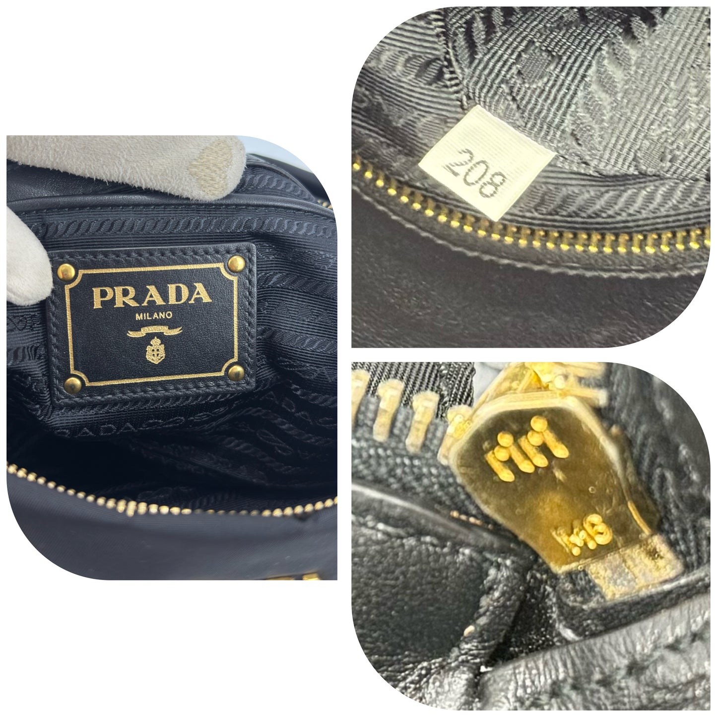 Prada Black Tessuto Nylon