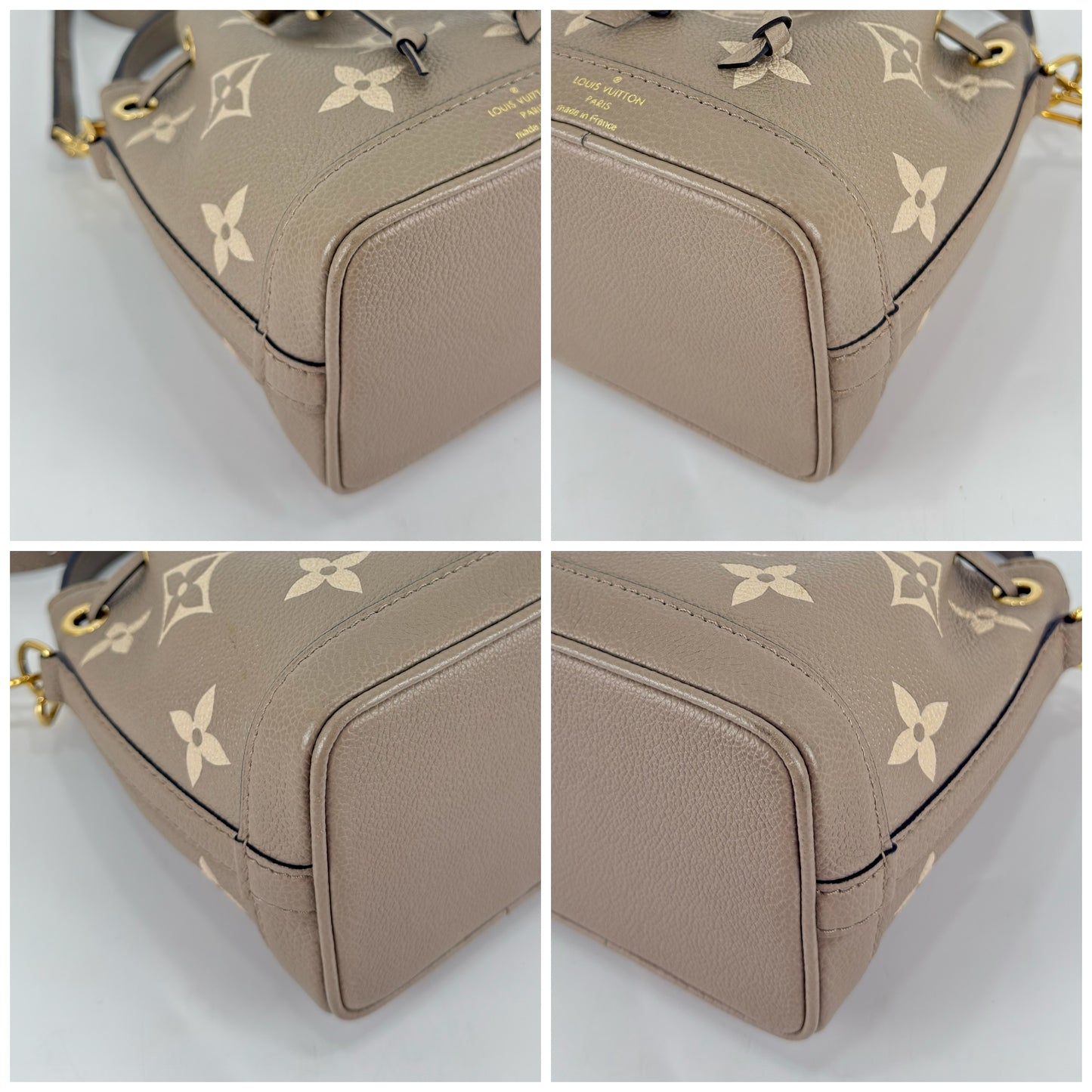 Louis Vuitton Nano Noé Bicolour Monogram Empreinte