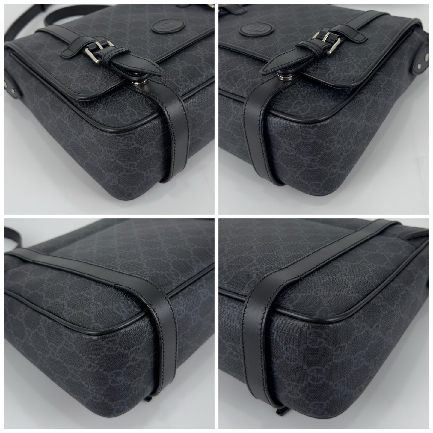 Gucci Interlocking G Patch Messenger Bag
GG Coated Canvas Medium