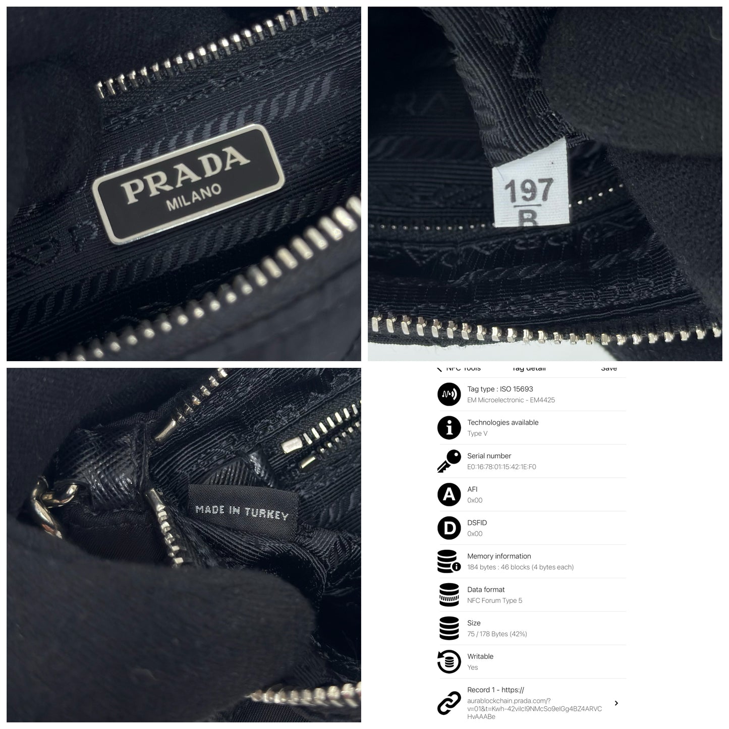 Prada Tessuto Impuntu Quilted Nylon