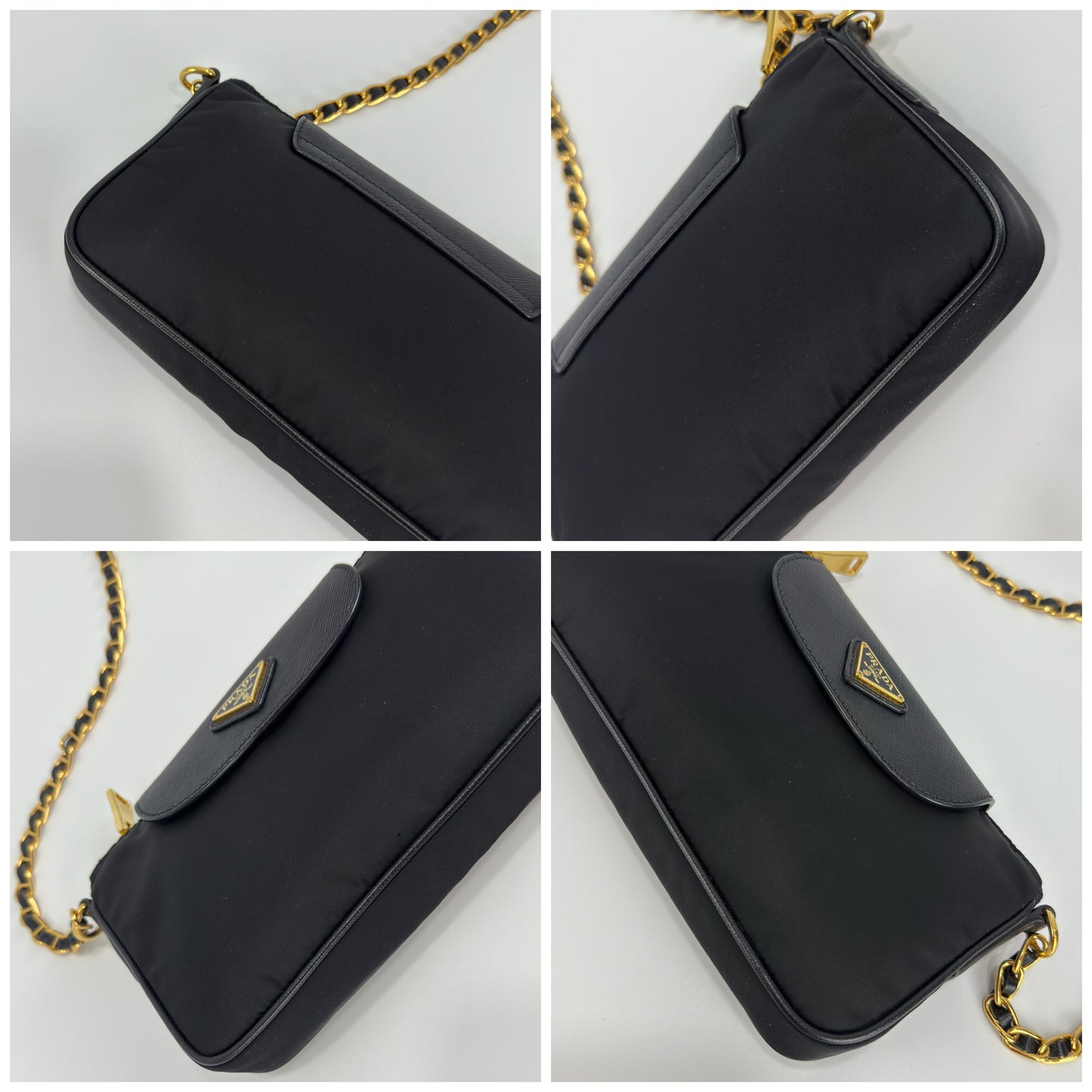Prada Tessuto Saffiano Bandoliera