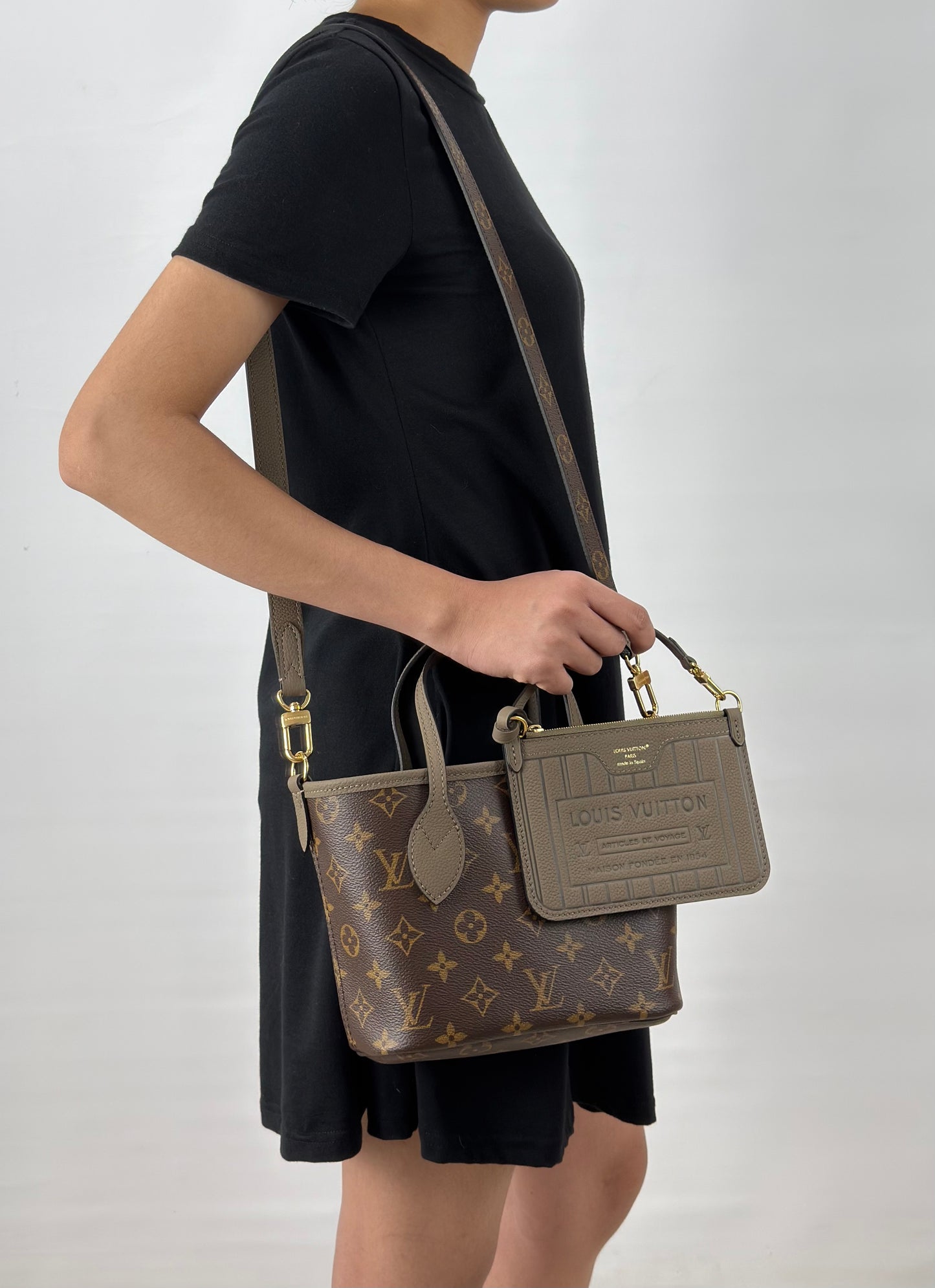 Louis Vuitton Inside Out BB Dark Fango Monogram
