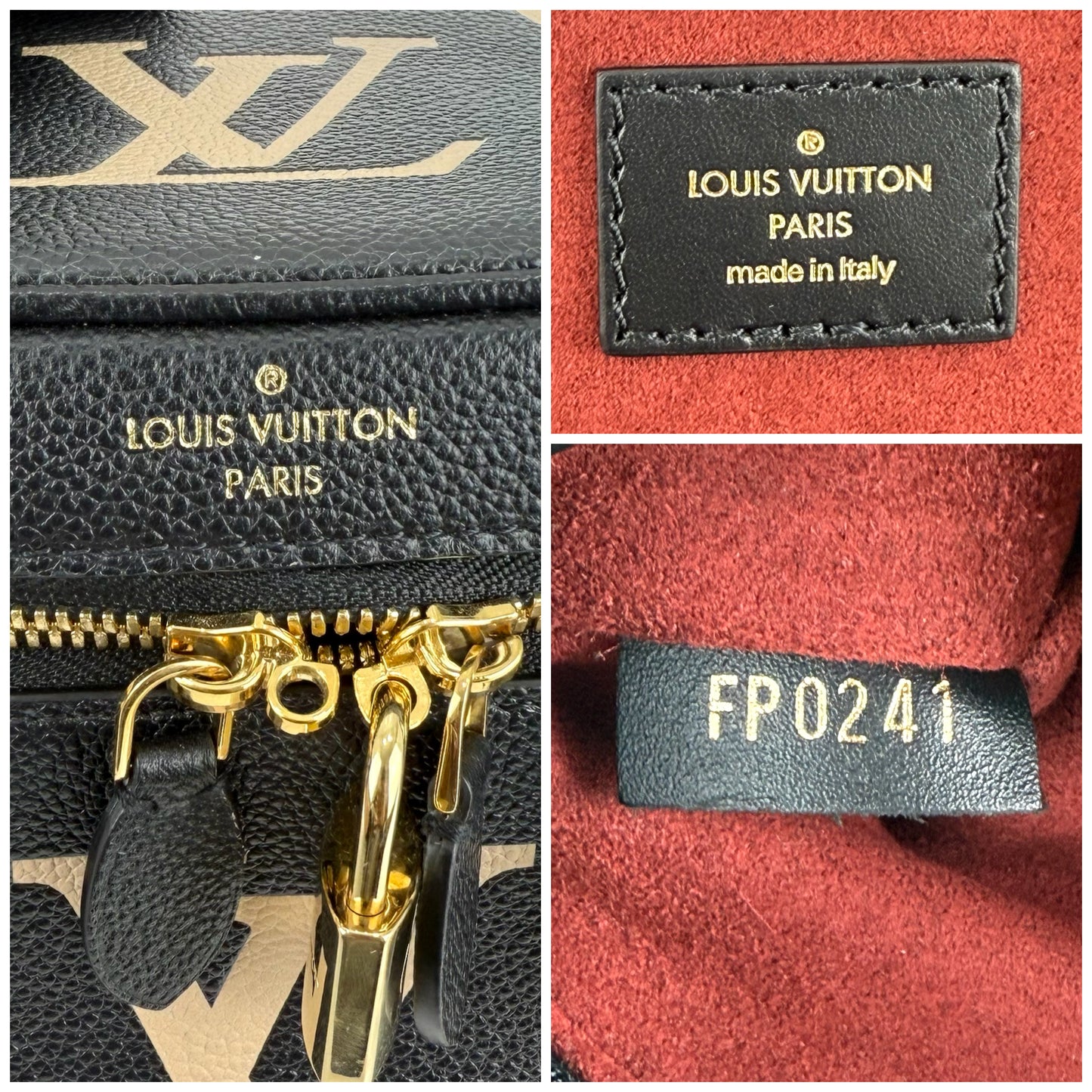 Louis Vuitton Vanity PM Bicolour Monogram Empreinte Leather