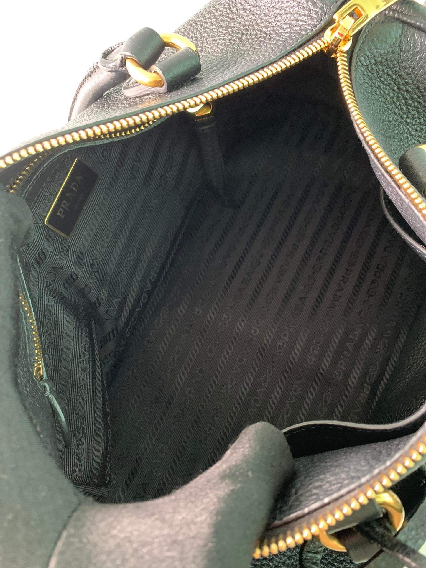 Prada vitello phenix boston bag