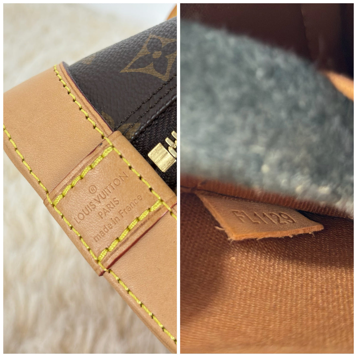 Louis Vuitton Alma BB Monogram Canvas