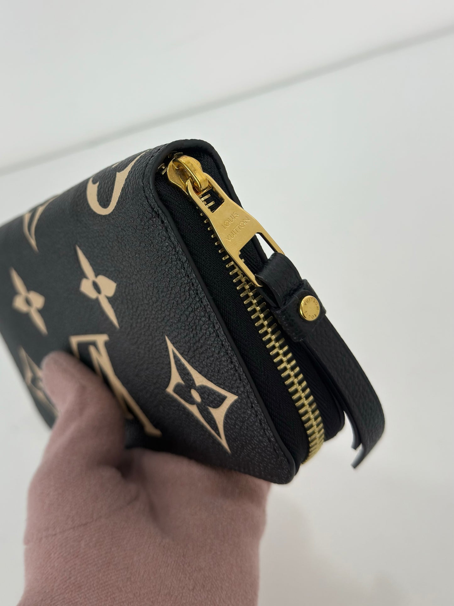 Louis Vuitton Bicolor Monogram Empreinte Zippy Wallet