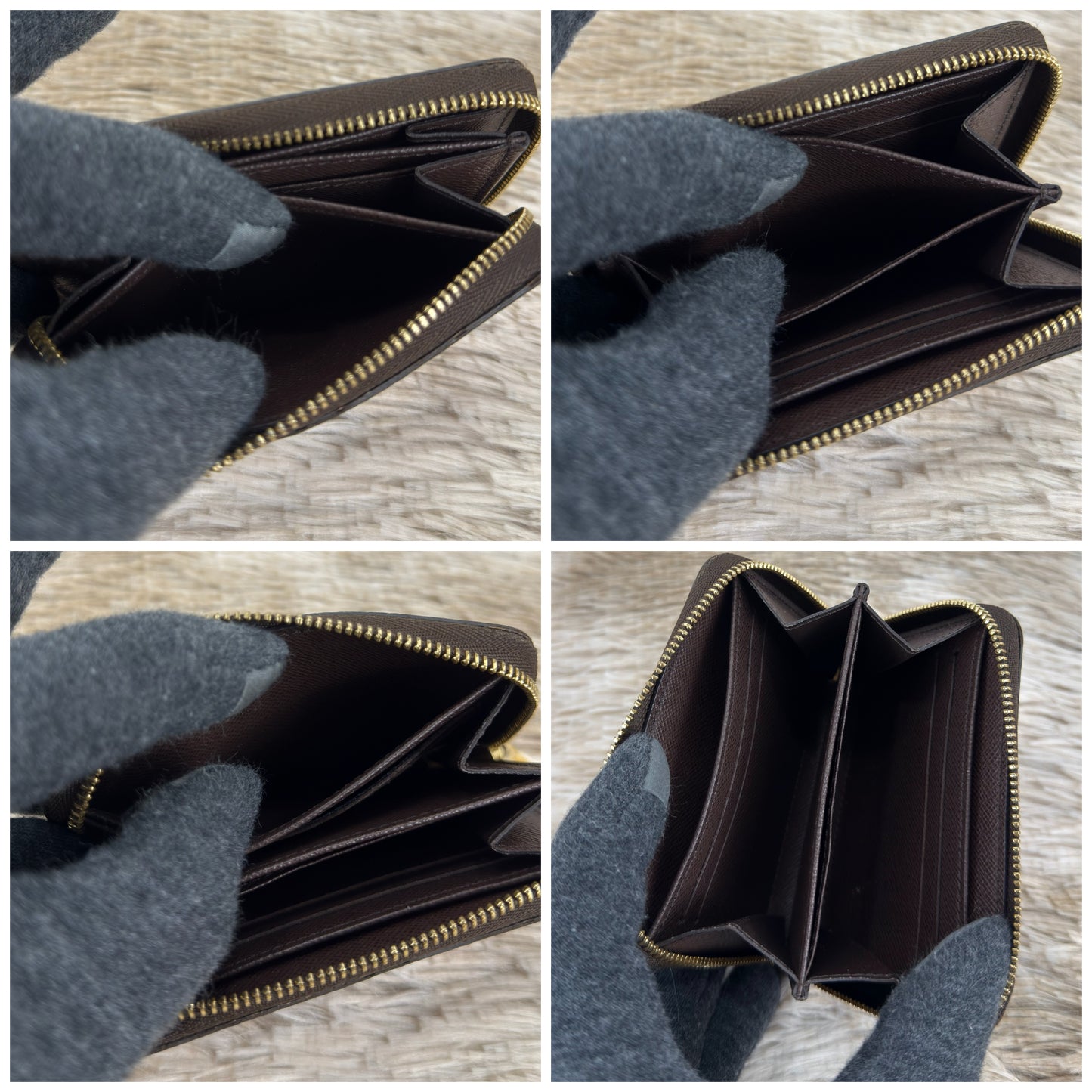 Louis Vuitton Damier Ebene Zippy Coin Purse