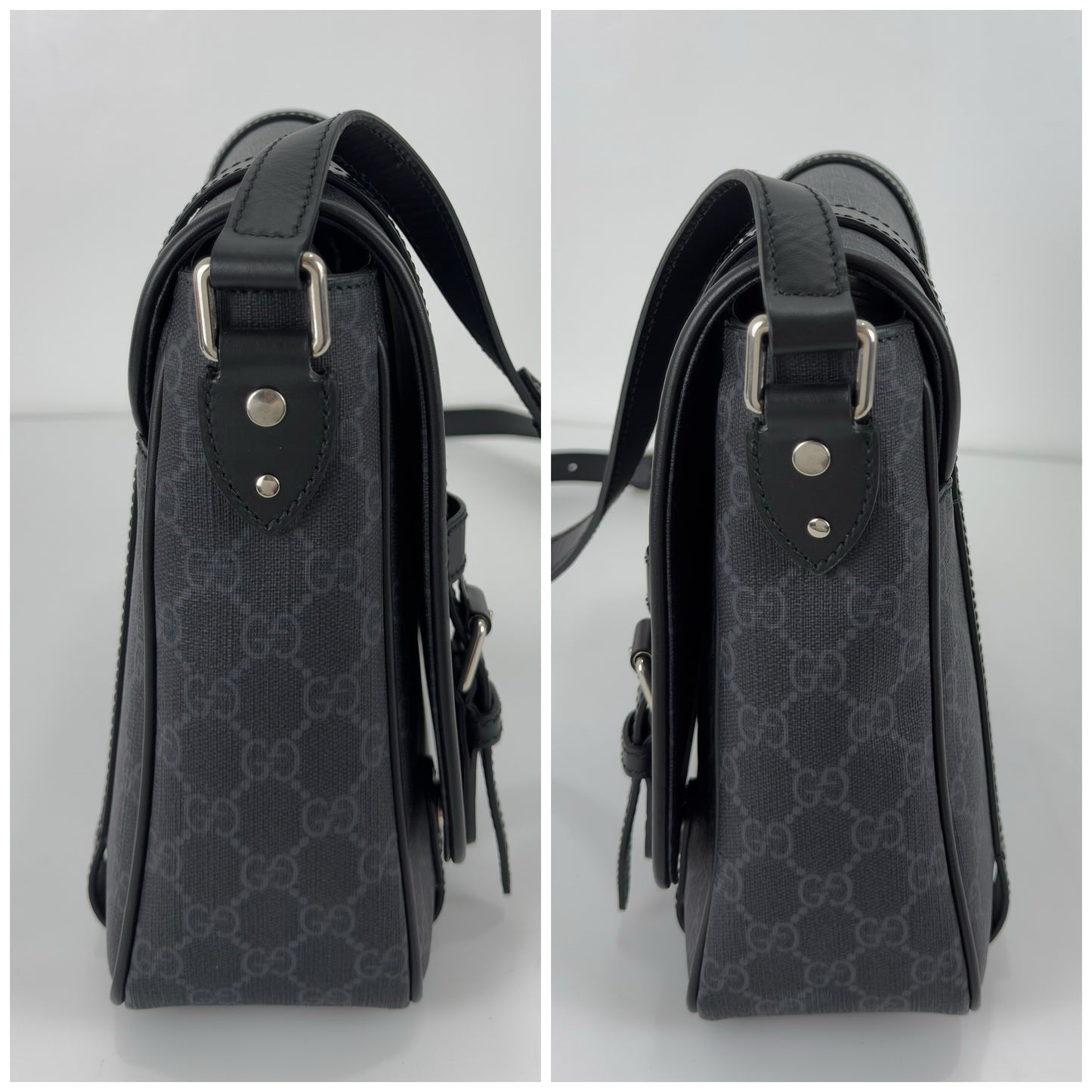 Gucci Interlocking G Patch Messenger Bag
GG Coated Canvas Medium