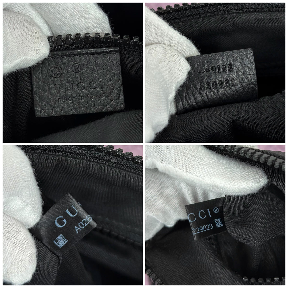 Gucci GG Nylon Monogram Flat Messenger Bag