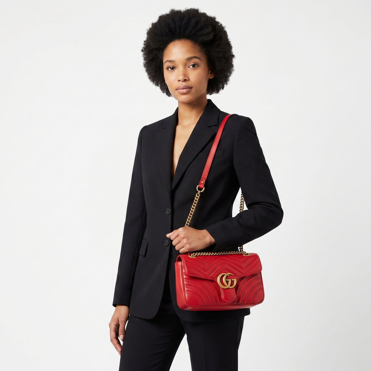 Gucci Medium Marmont Flap Matellasé Shoulder Bag