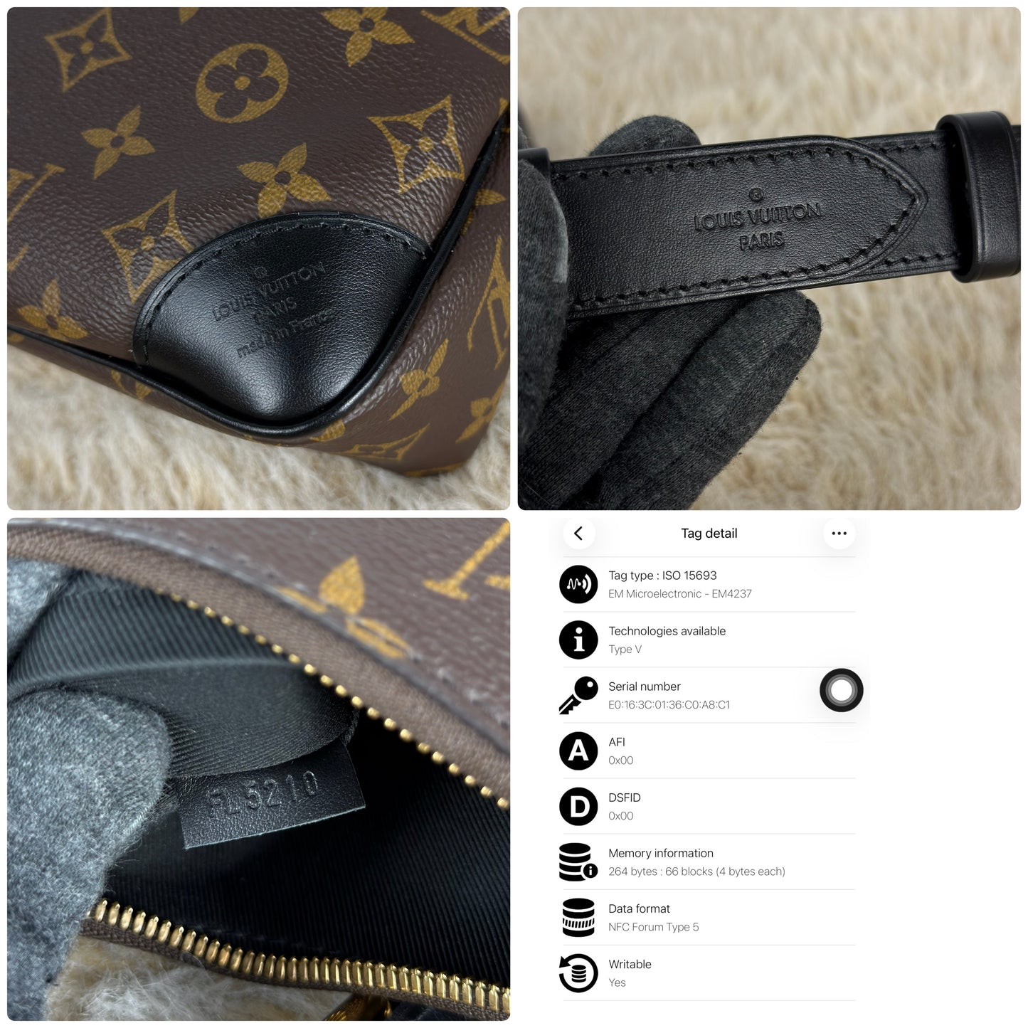 Louis Vuitton Monogram Canvas Odeon PM Noir