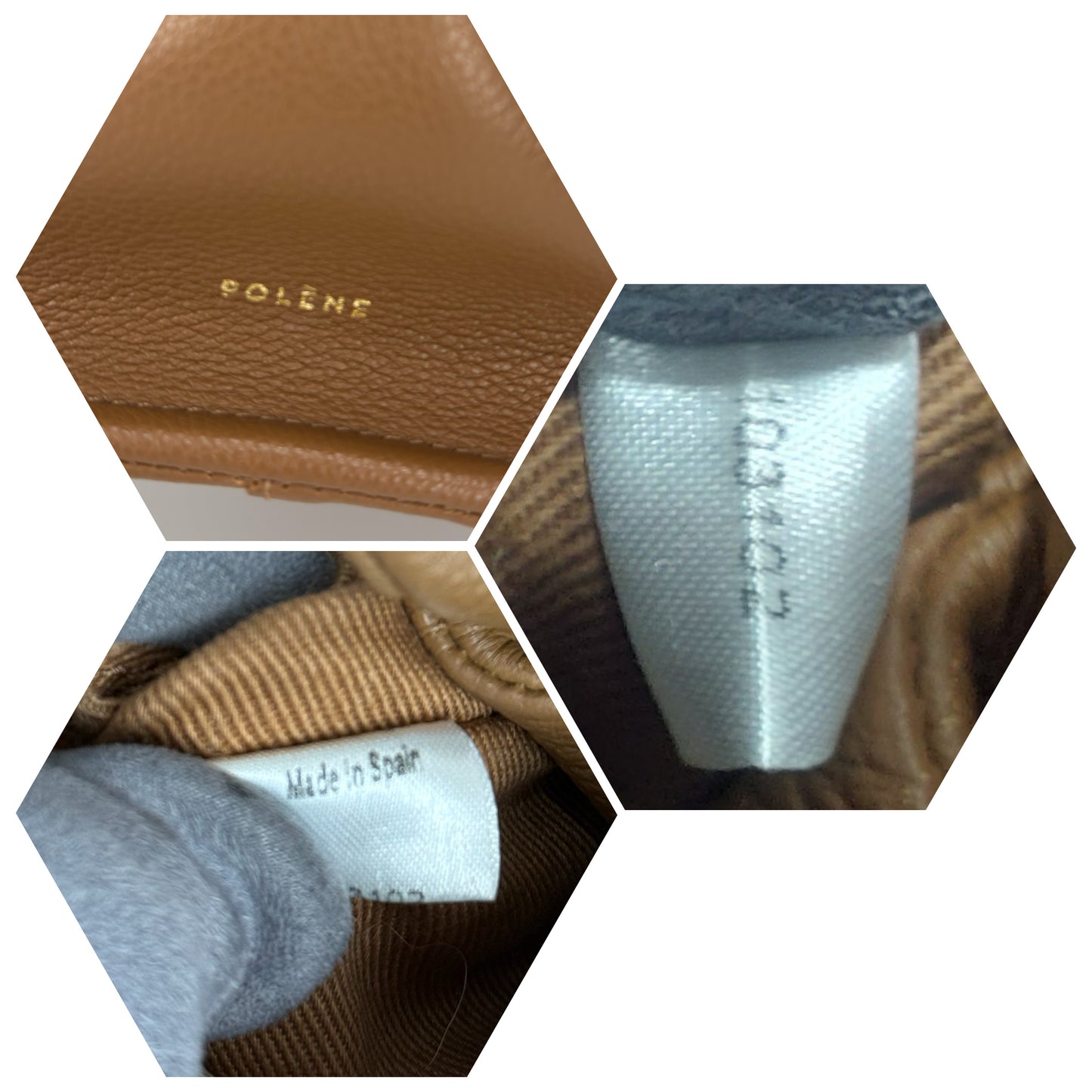 Polene Numéro Neuf Mini EDITION TEXTURED CAMEL