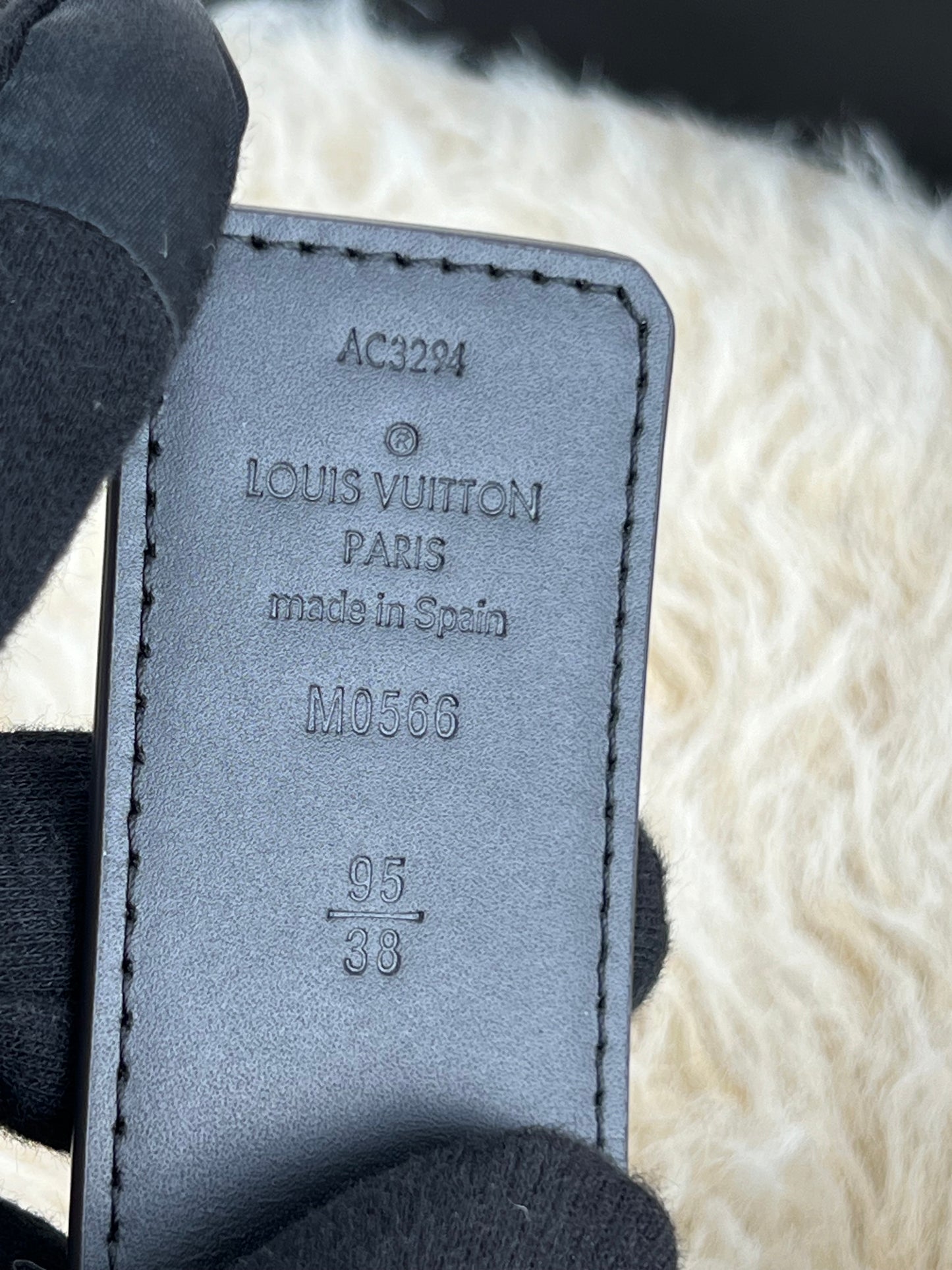 Louis Vuitton Monogram Canvas LV Initiales Reversible Belt 95/38